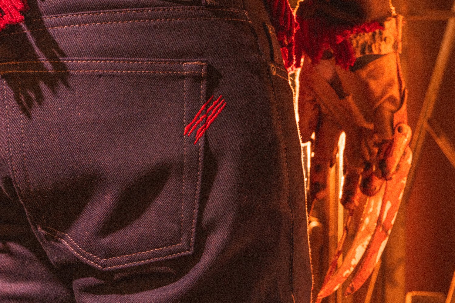 Nightmare On Elm Street - Freddy Krueger Springwood Slasher Selvedge - Pocket Embroidery