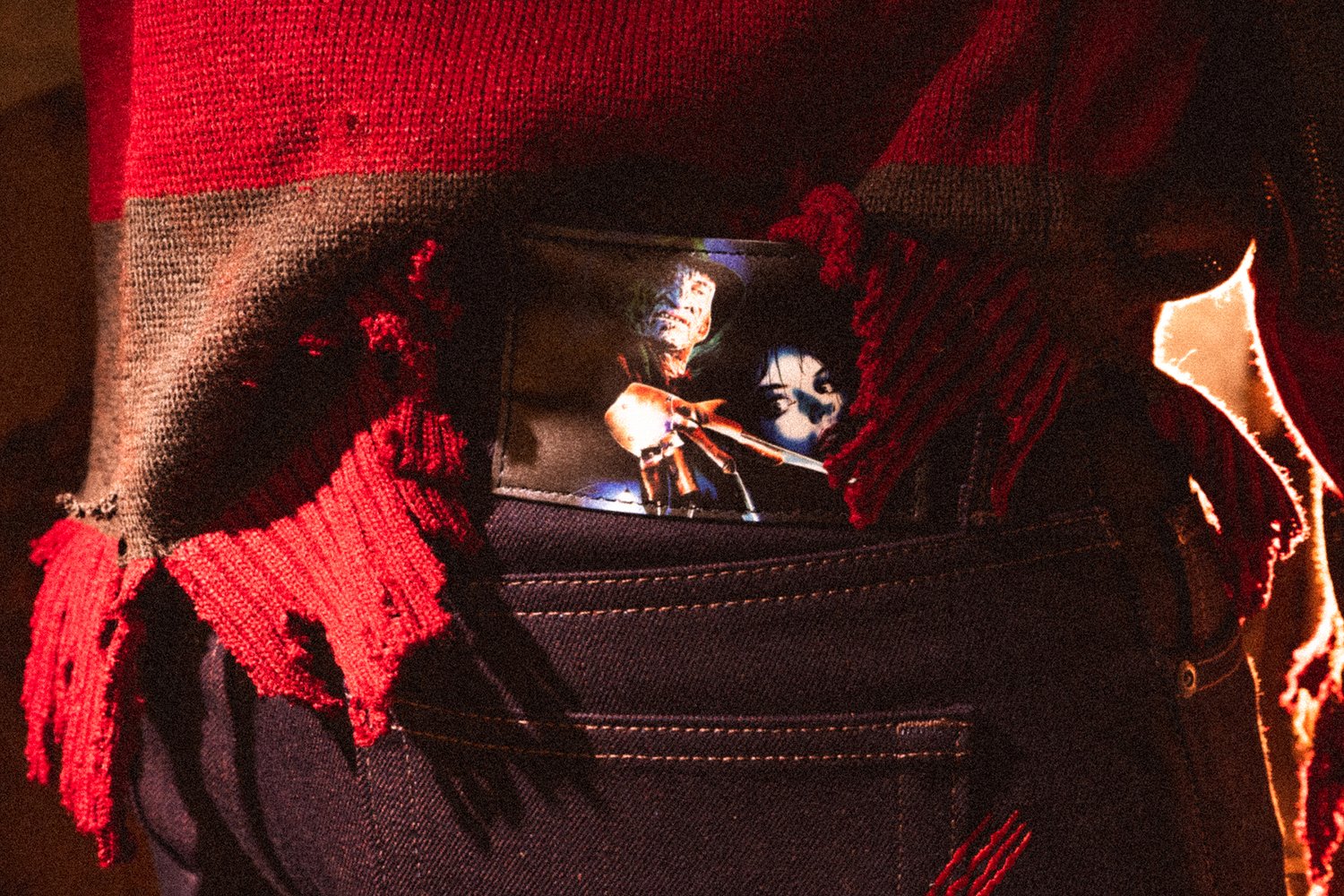 Cauchemar sur Elm Street - Freddy Krueger Springwood Slasher Selvedge - Patch en cuir