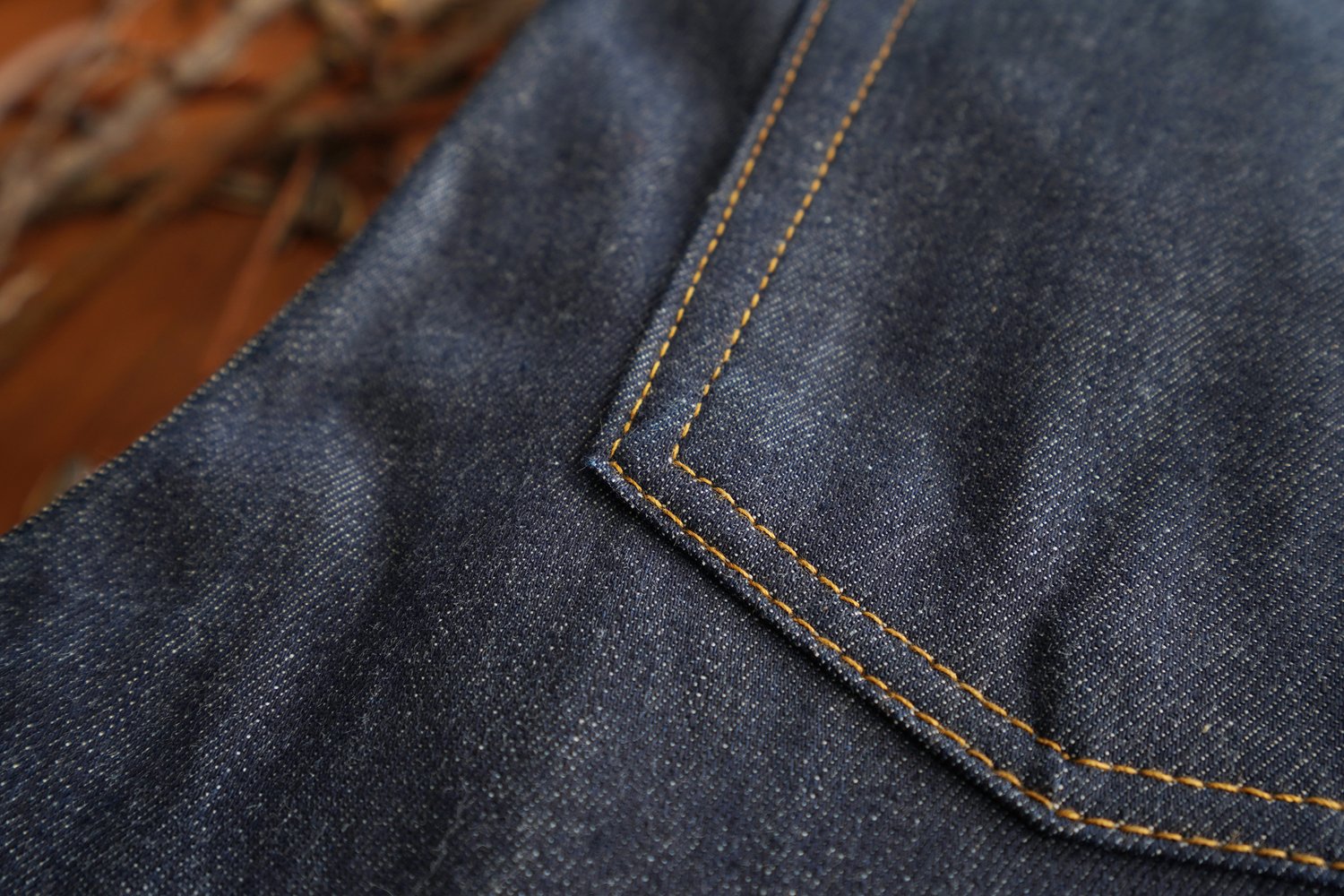Blue Bird Selvedge - Fabric Detail