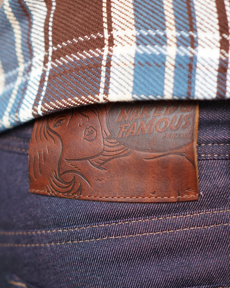 Strawberry Milk Selvedge - Weird Guy Leather Patch