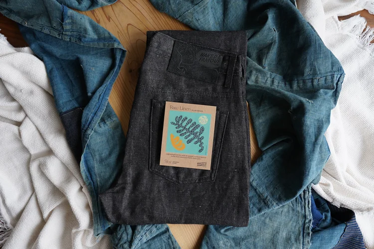 Raw Linen Denim