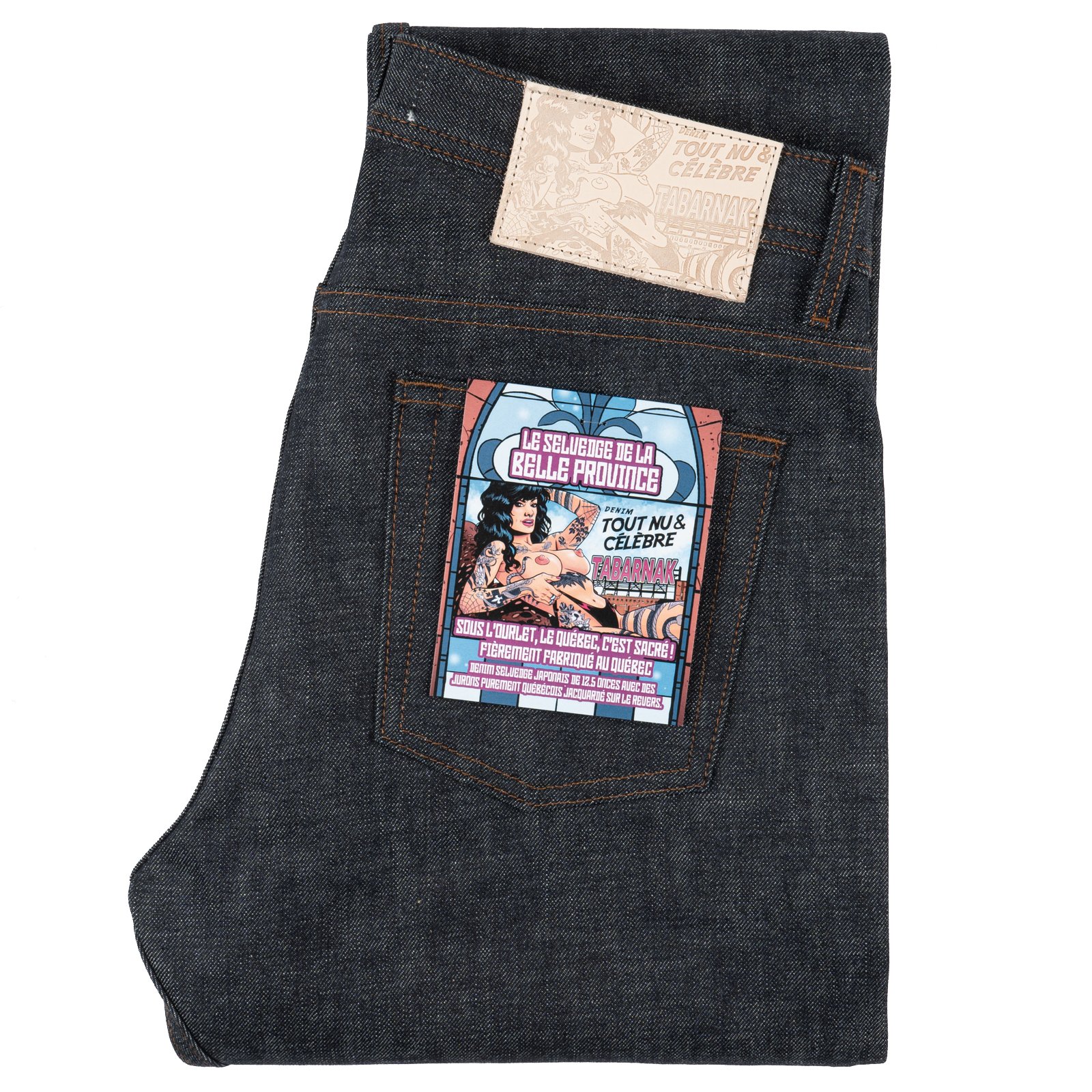  La Belle Province Selvedge jeans - folded 