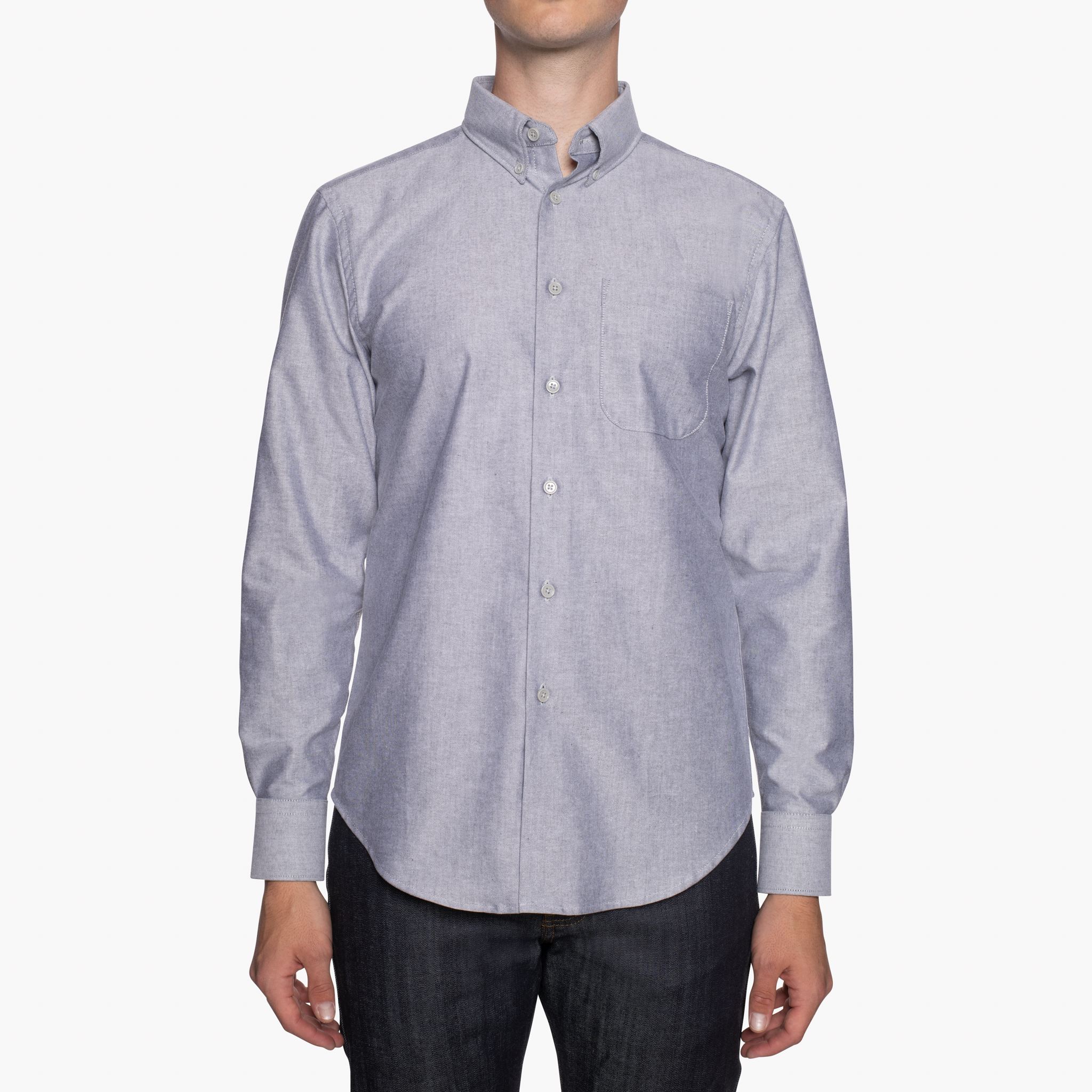  Easy Shirt - Cotton Oxford - black - front 