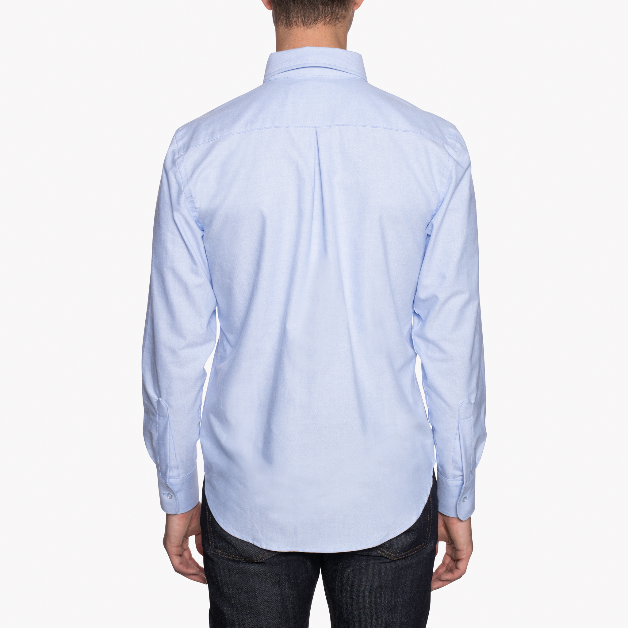  Easy Shirt - Cotton Oxford - Pale Blue - back 