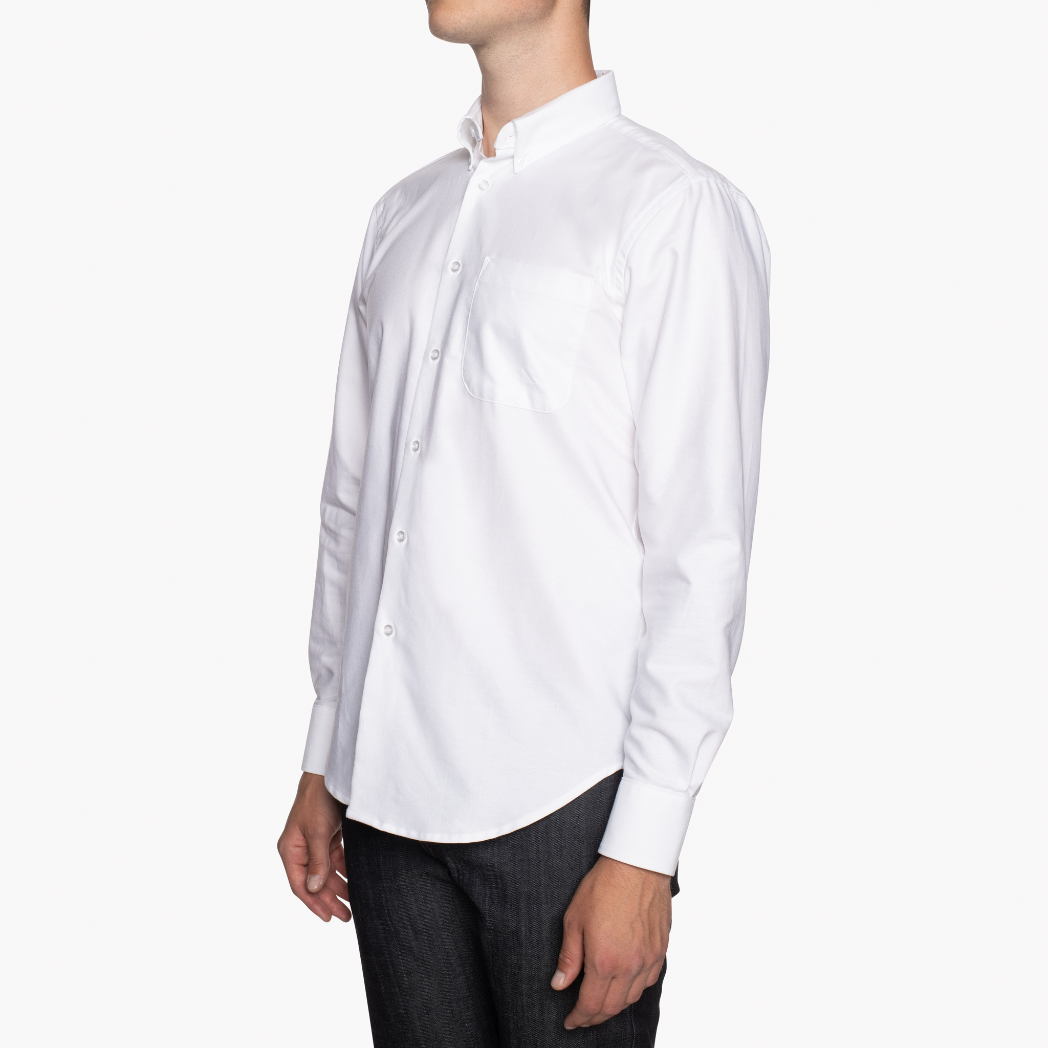  Easy Shirt - Cotton Oxford - white - side 