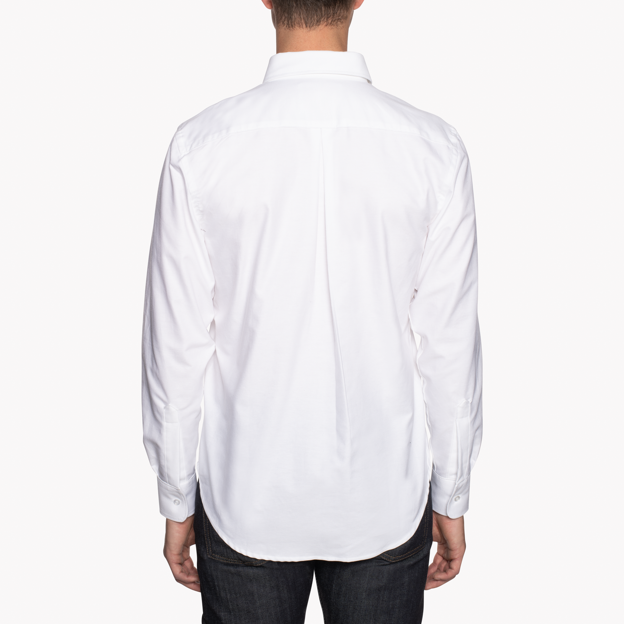  Easy Shirt - Cotton Oxford - white - back 