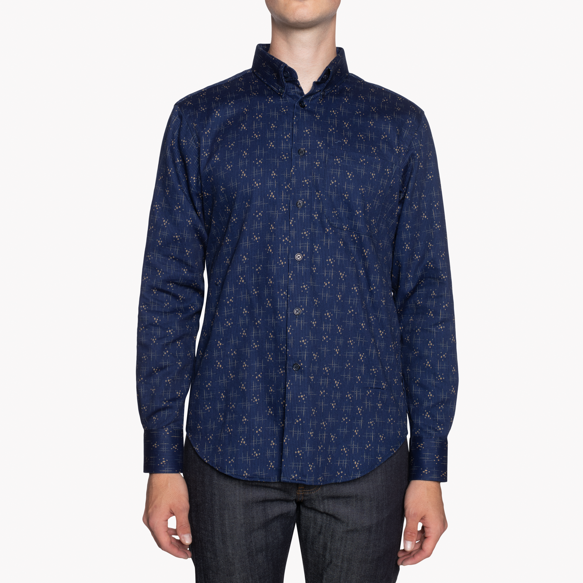  Easy Shirt - Mid-Century Pique - front 