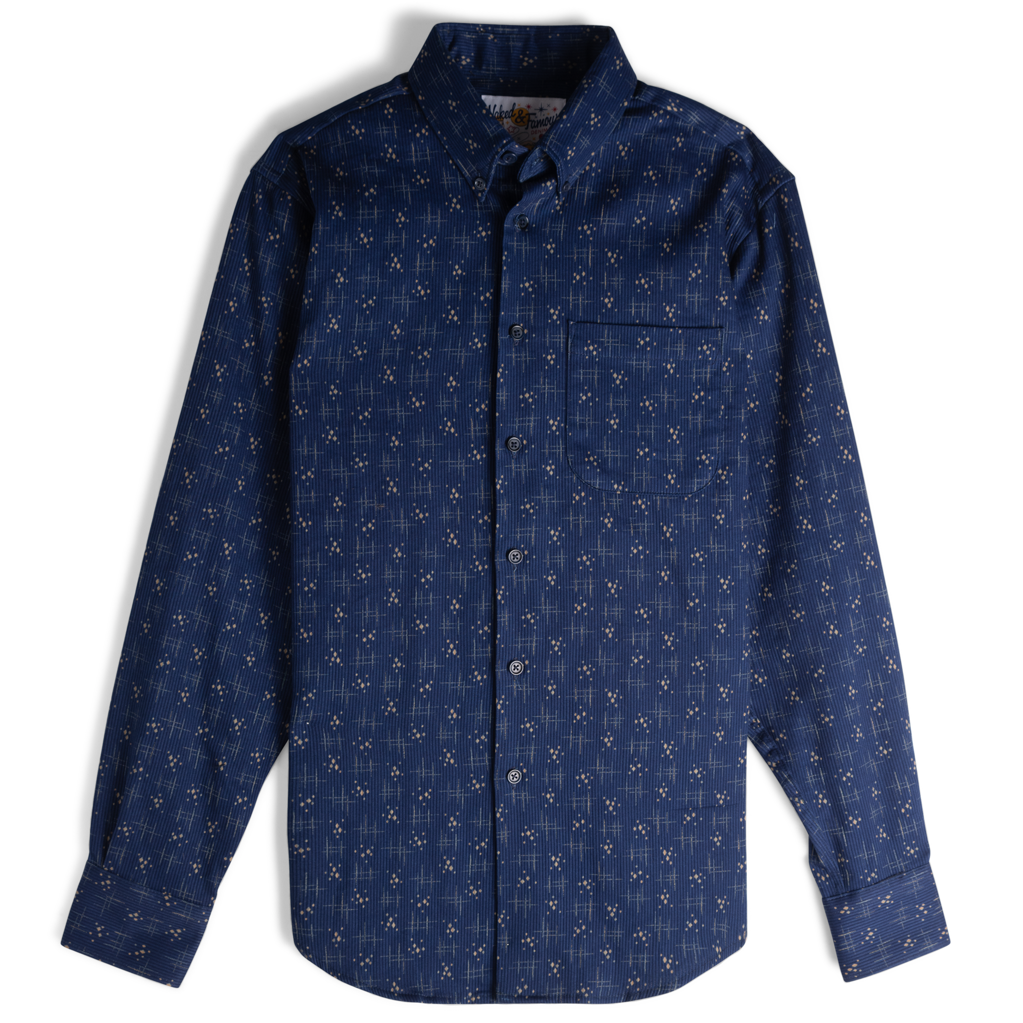  Easy Shirt - Mid-Century Pique - flat front 
