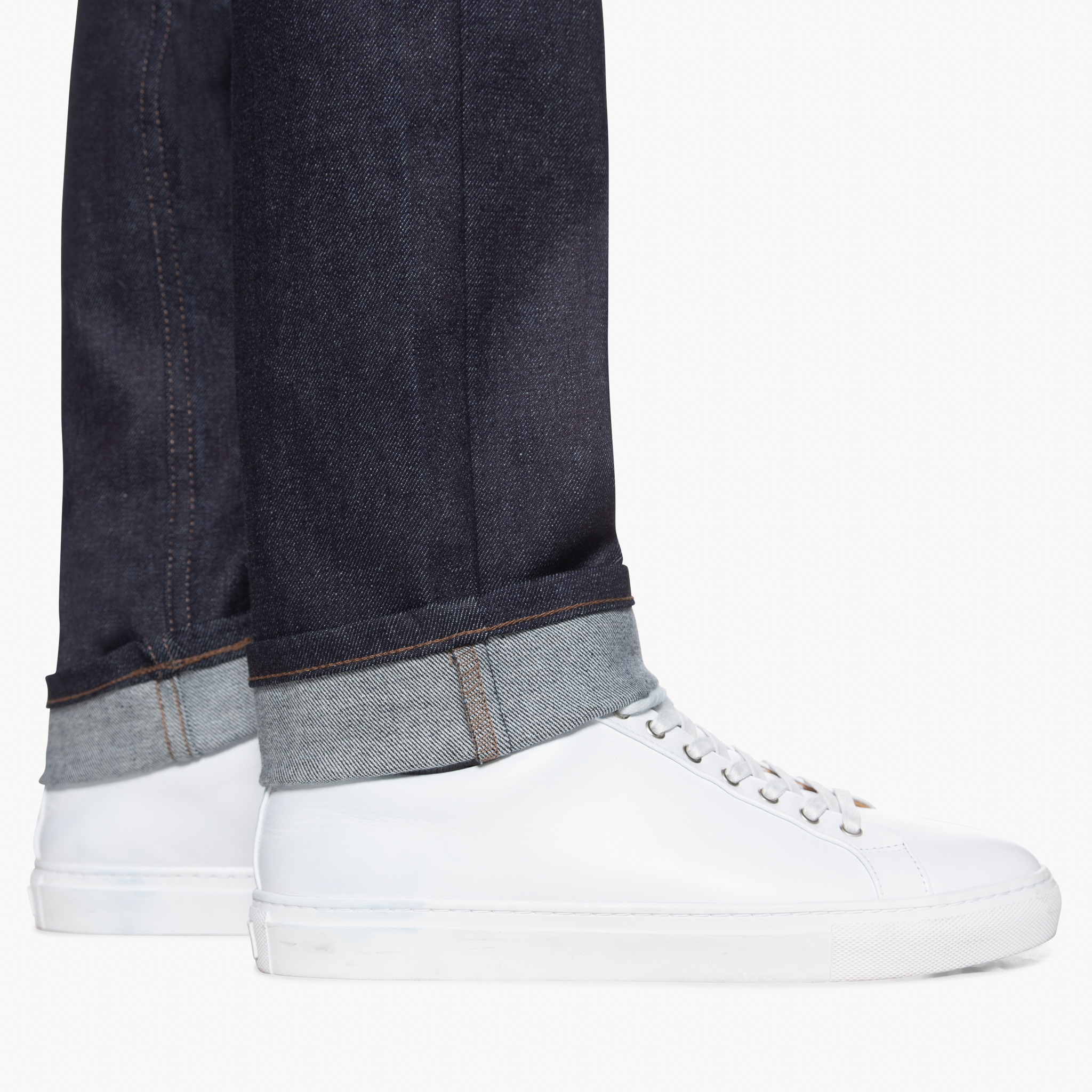  Blue Comfort Stretch Jeans - hem 