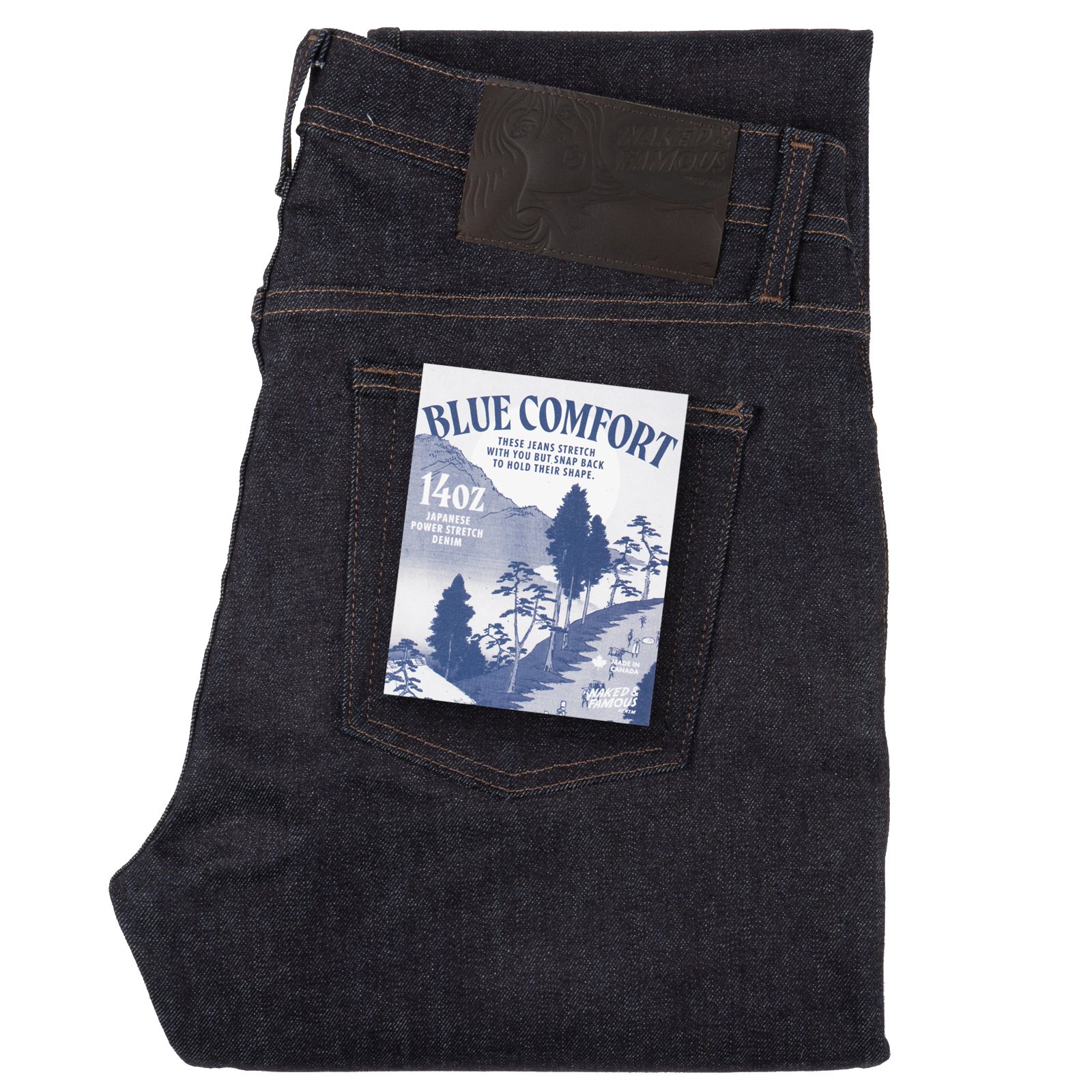  Blue Comfort Stretch Jeans - folded 