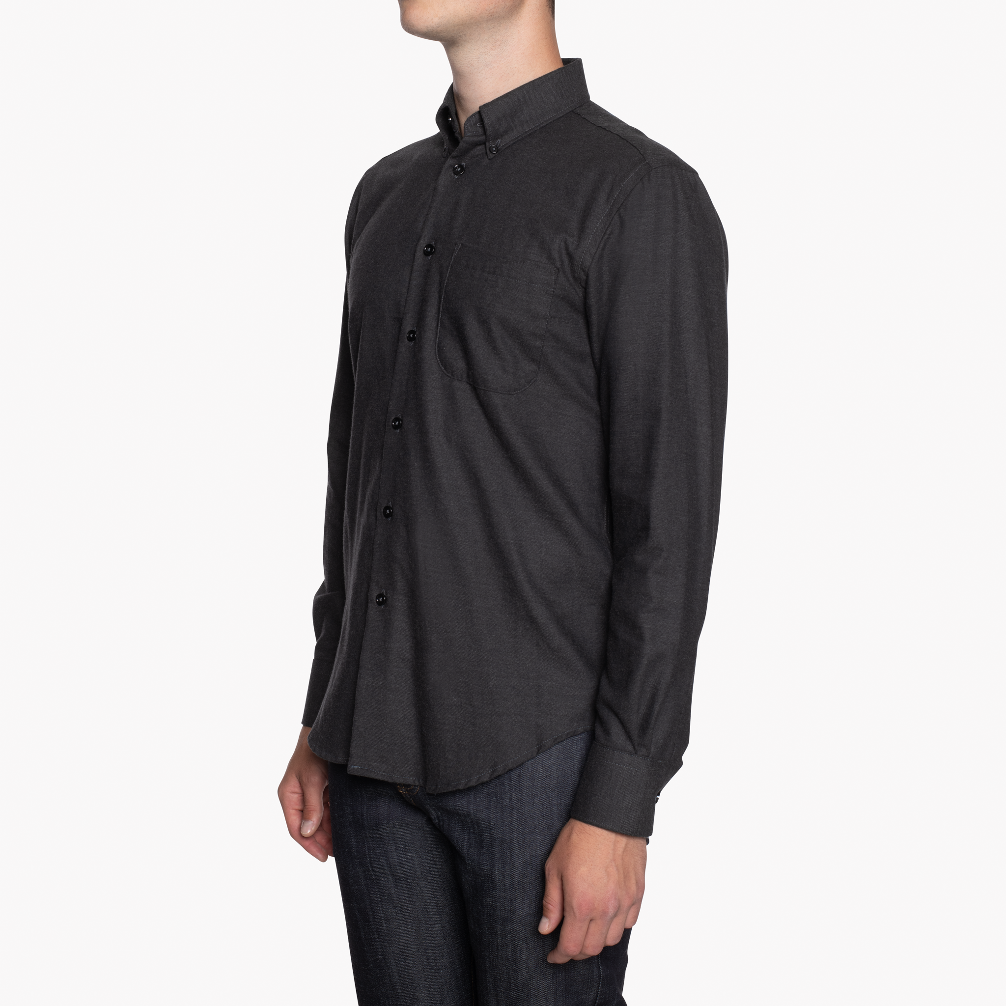  Easy Shirt - Soft Twill - Charcoal - side 