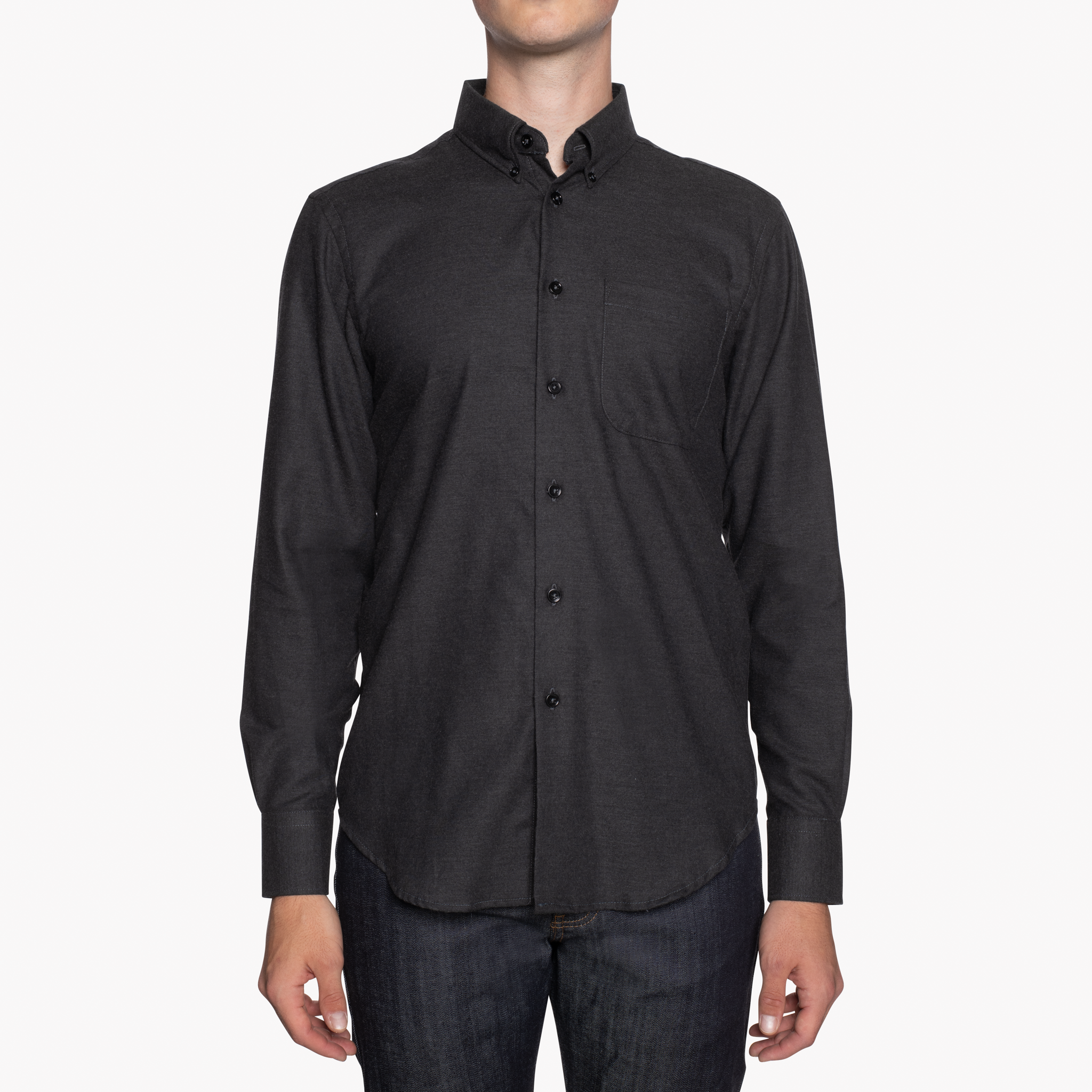  Easy Shirt - Soft Twill - Charcoal - front 