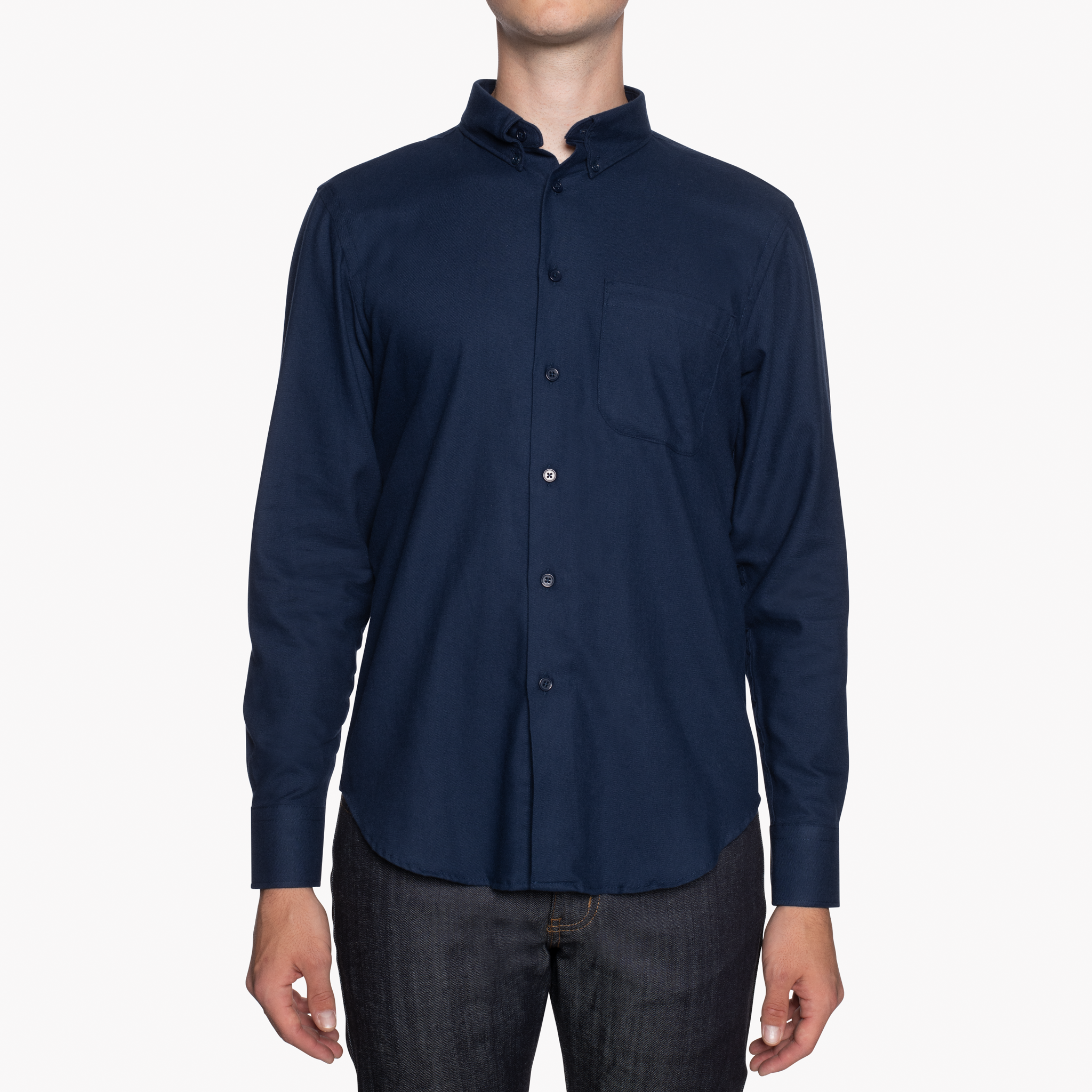  Easy Shirt - Soft Twill - Navy - front 