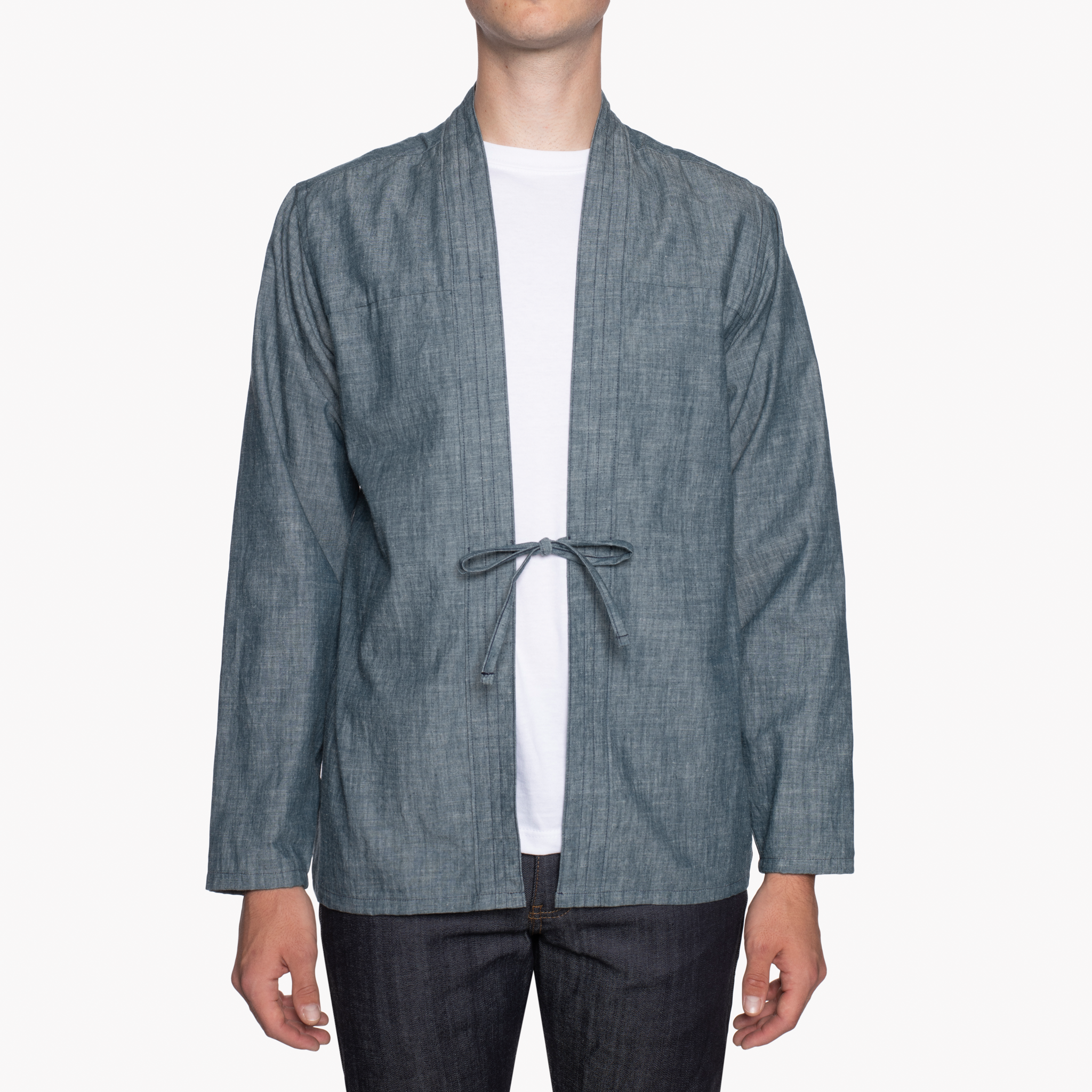  Kimono Shirt - 5oz Rinsed Chambray - front 