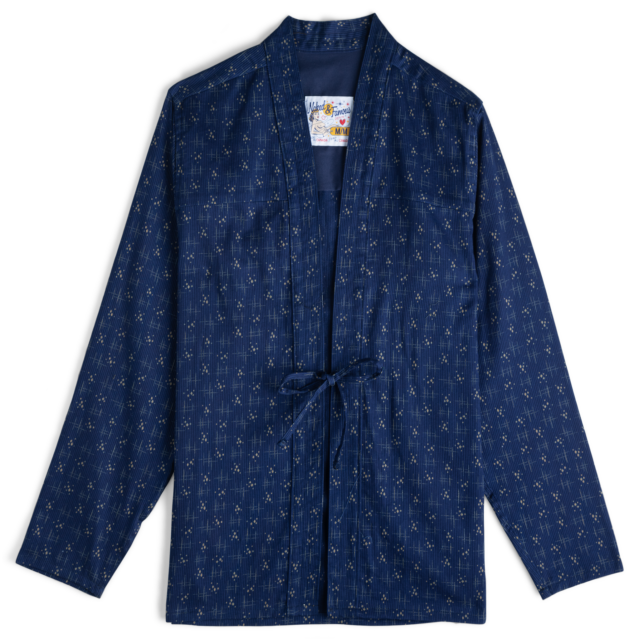  Kimono Shirt - Mid-Century Pique - flat front 