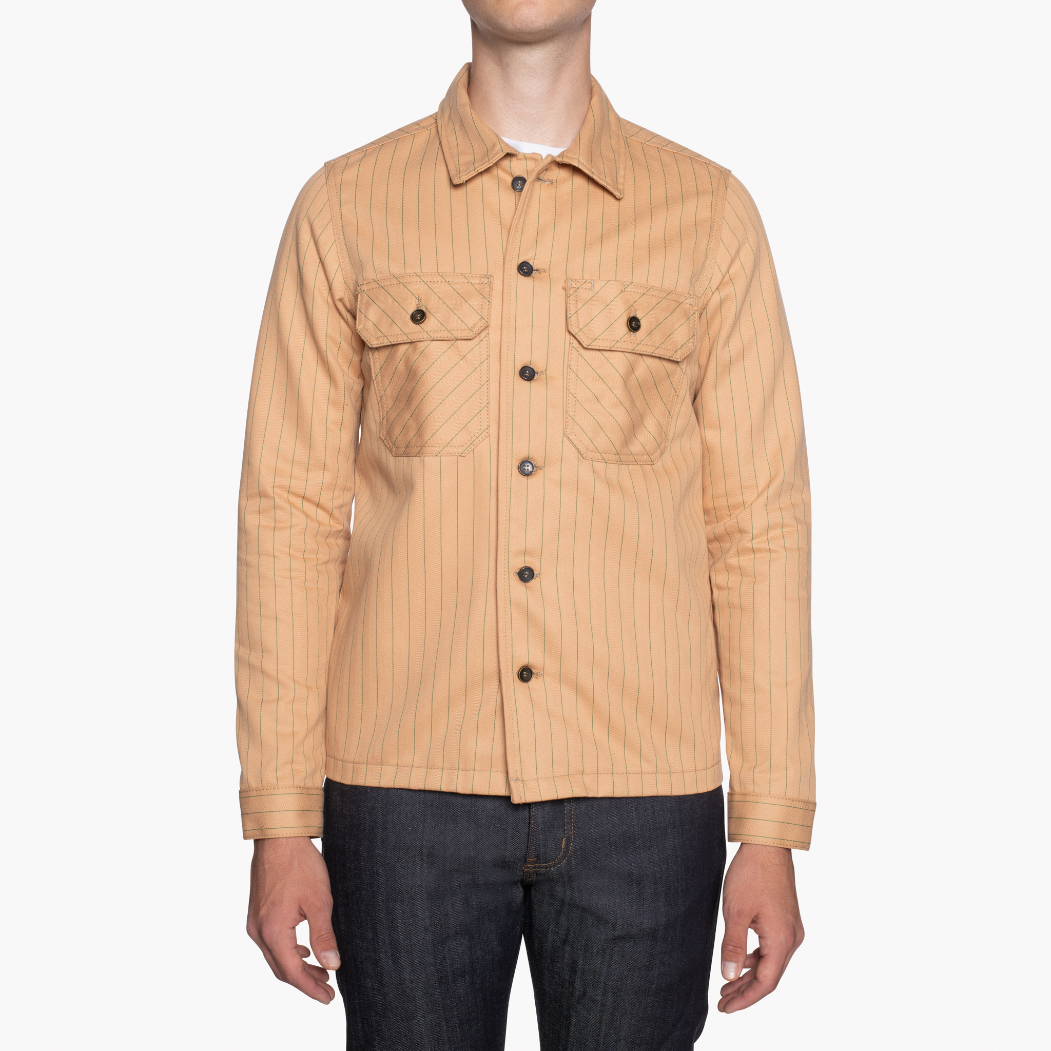  Work Shirt - Repro Workwear Twill - Peach - front 