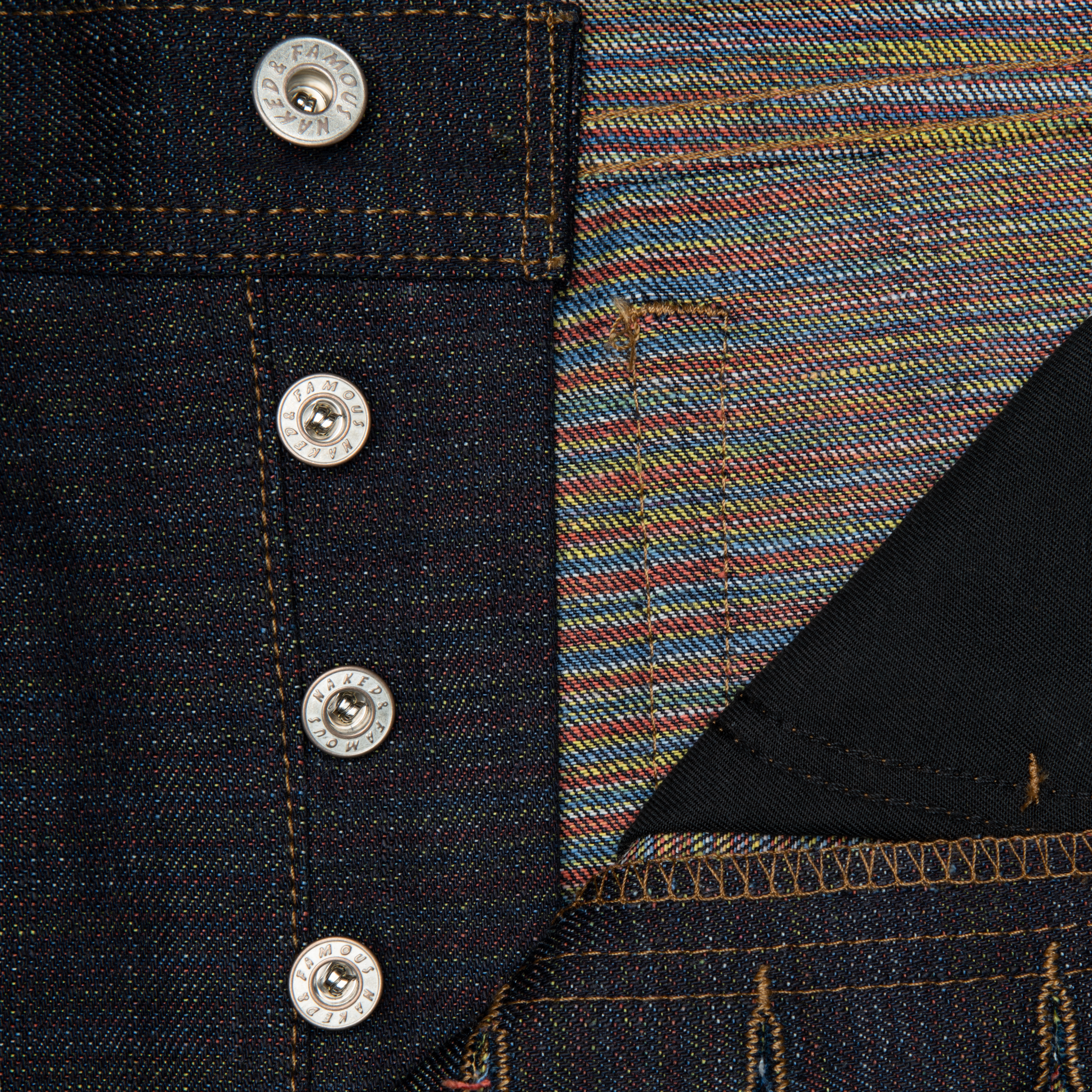  Japan Heritage Kasuri jeans - button fly 