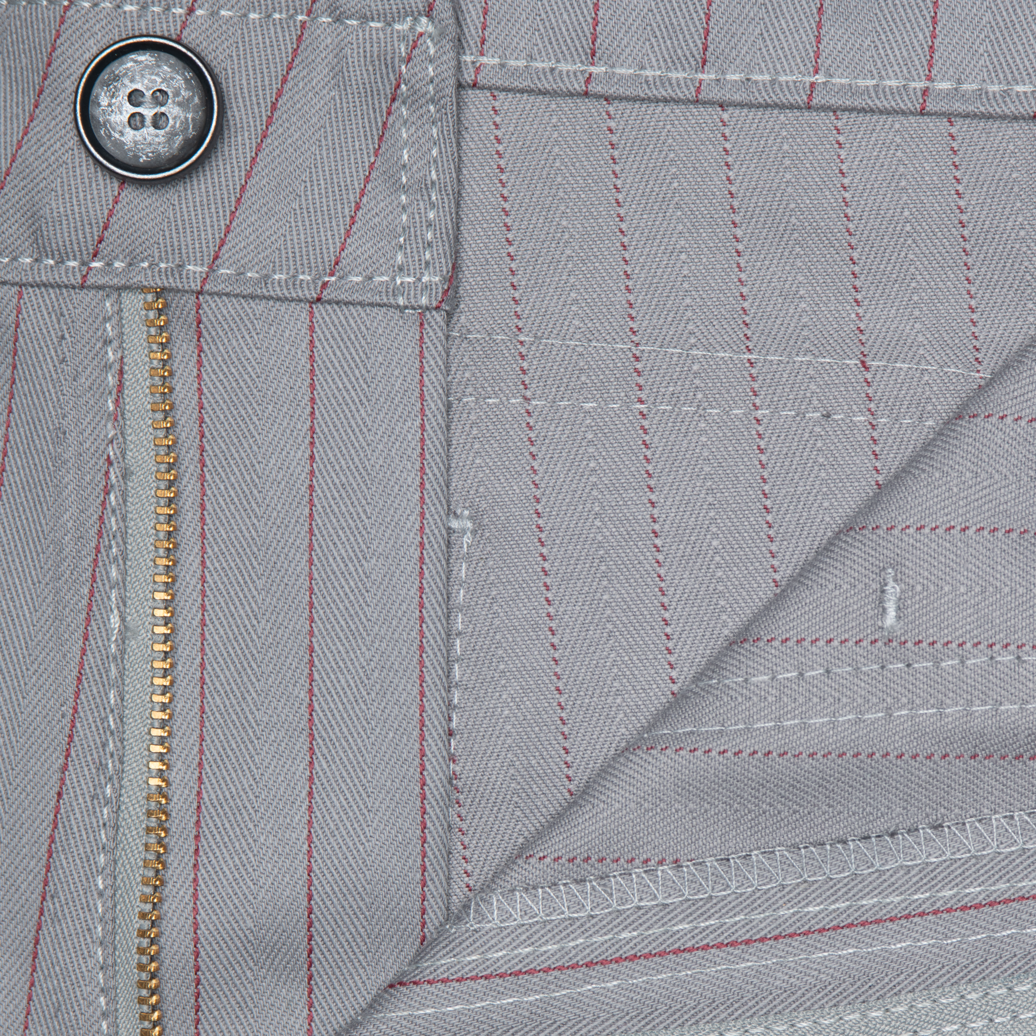  Work Pant - Repro Workwear Twill Grey - zip fly 