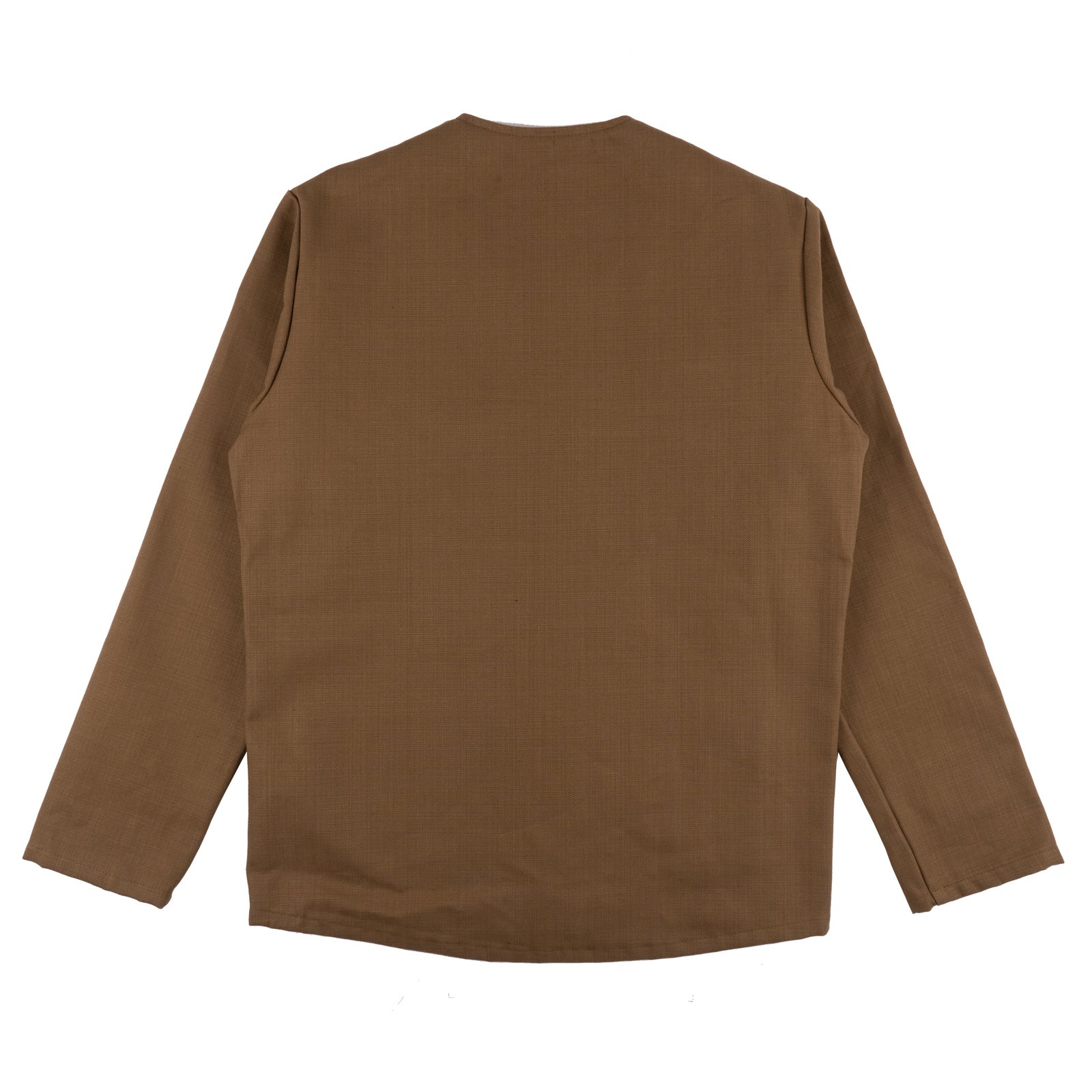  Raw Cotton Canvas Brown - Smart Jacket - back 