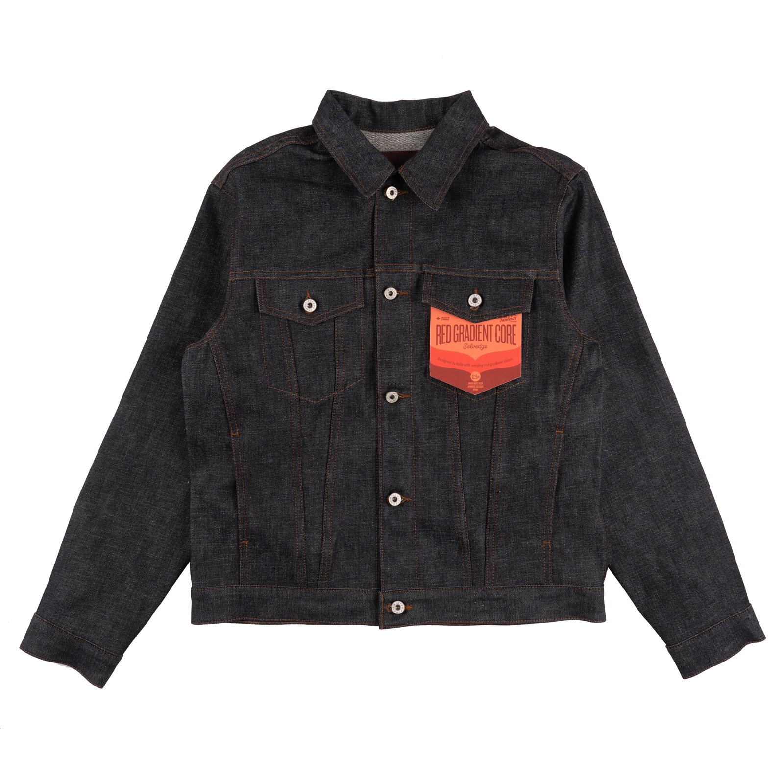 Denim Jacket - Red Gradient Core Selvedge | Naked & Famous Denim