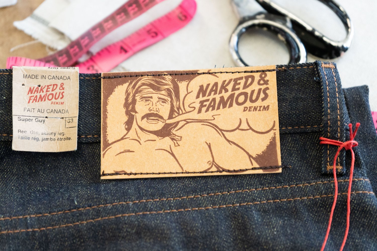 Customized Leather Patch Application - The Brute On Jean
