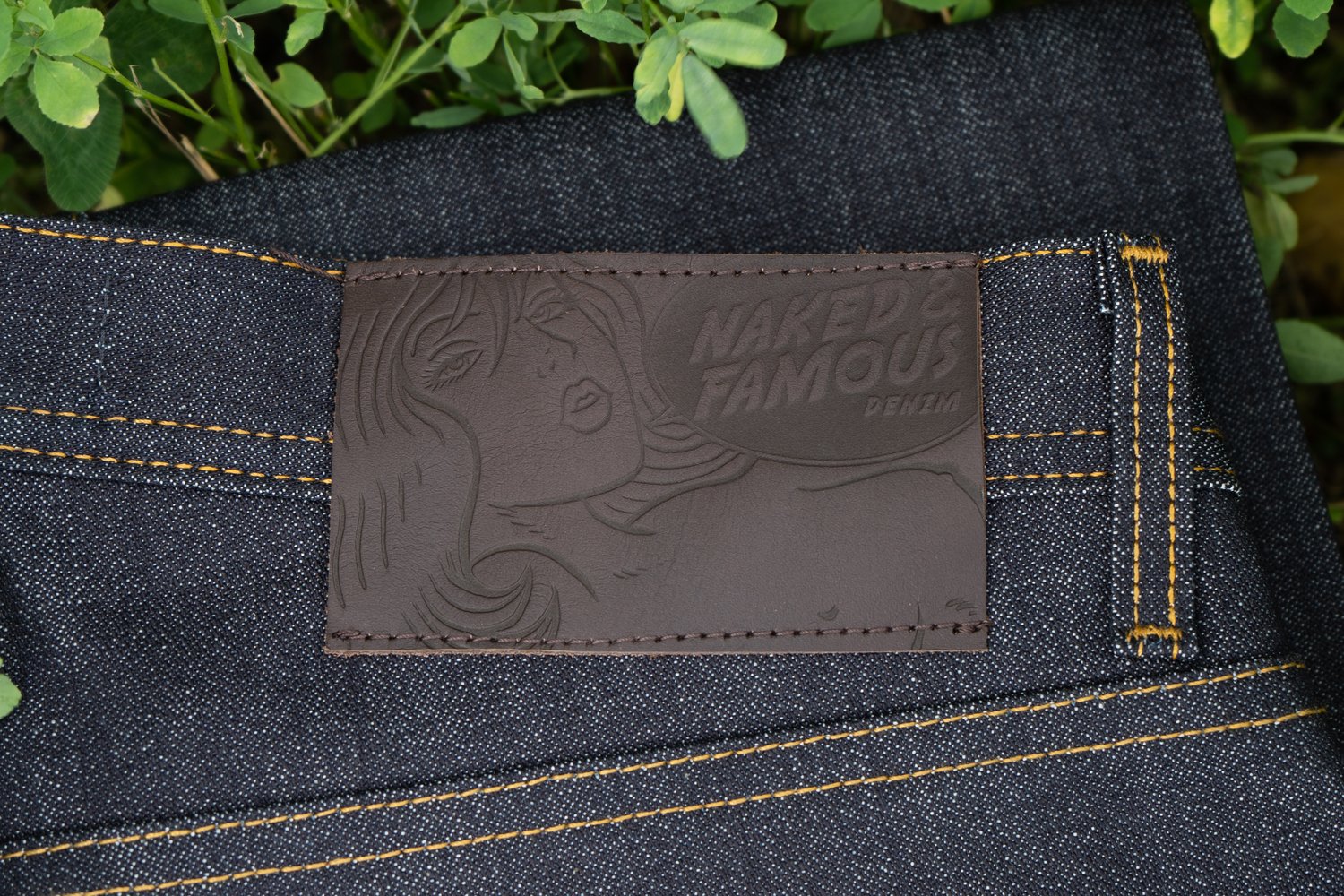 Offshoot Broken Twill Selvedge - Leather Patch
