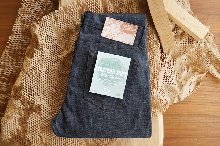 Scratch N Sniff Hiba Cypress Selvedge
