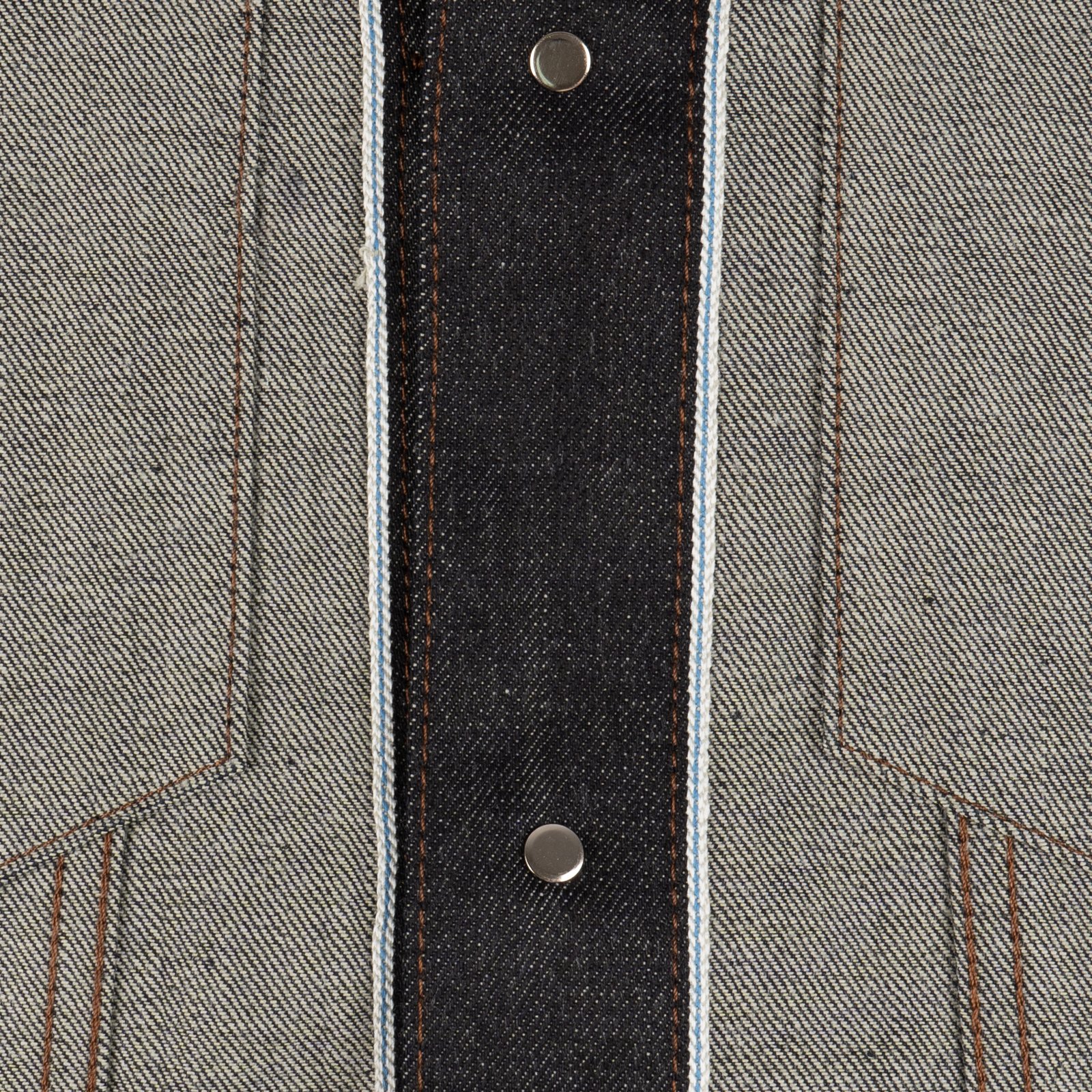  Blue Grass Denim Jacket - closeup interior 
