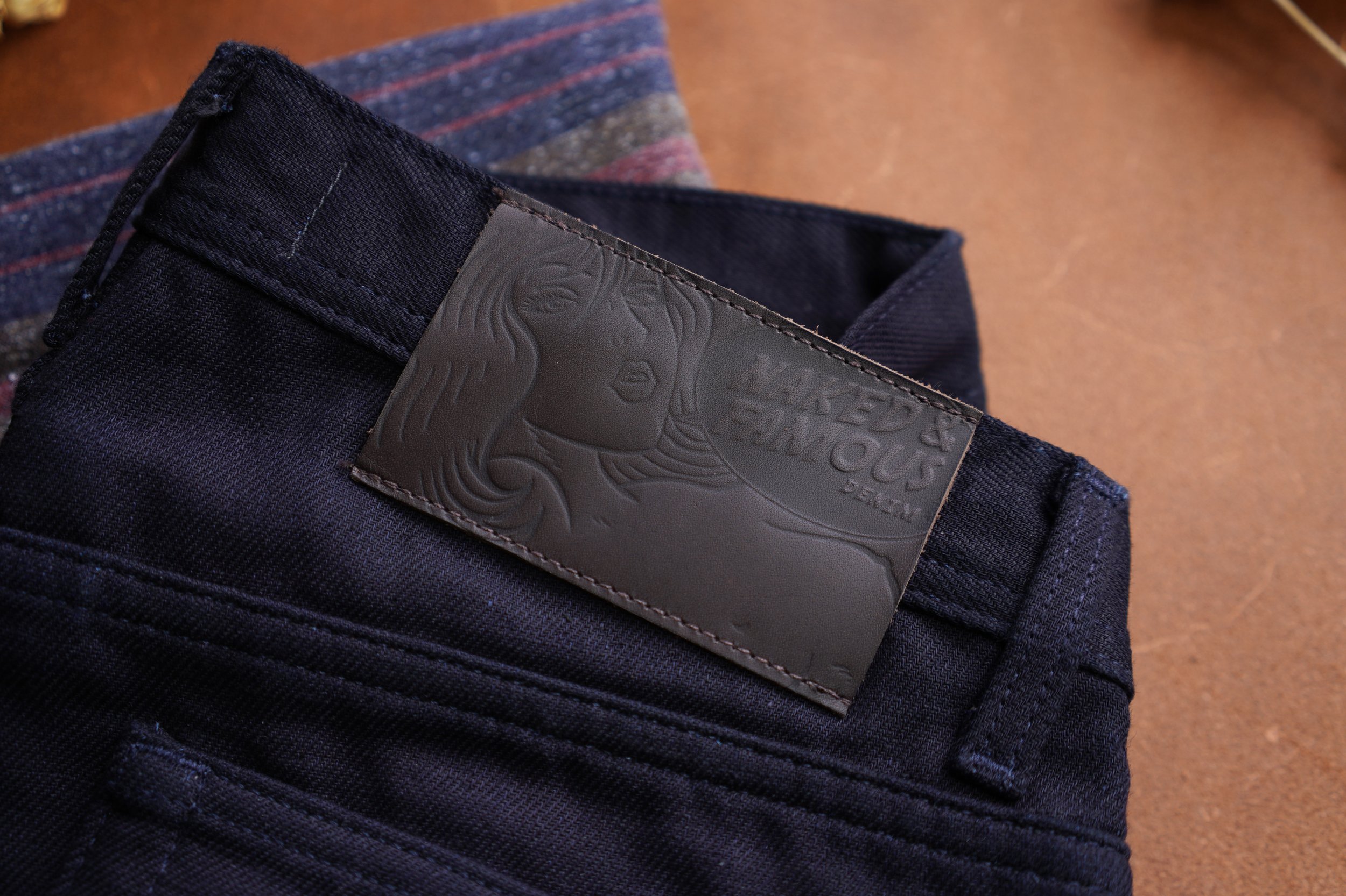 Blanket Lined Denim - Leather Patch