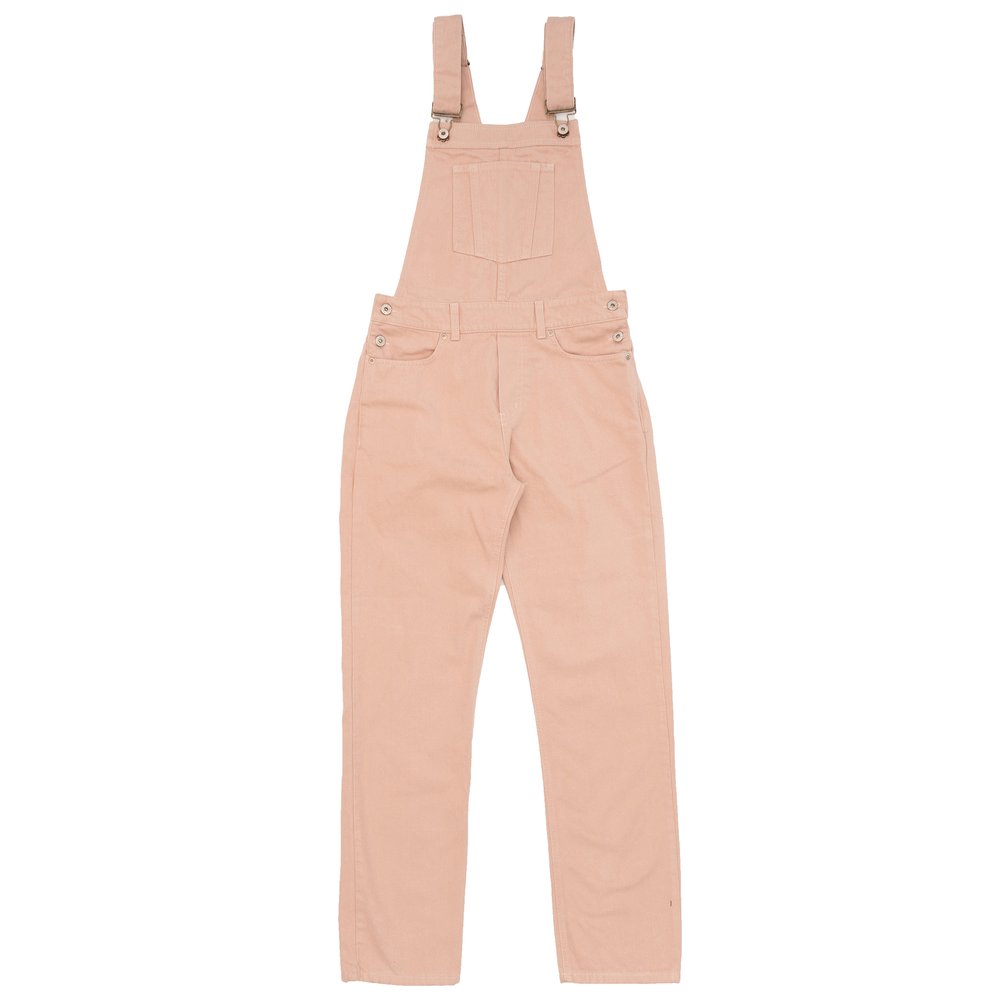 Women's Straight Leg Overalls - Dusty Rose Denim