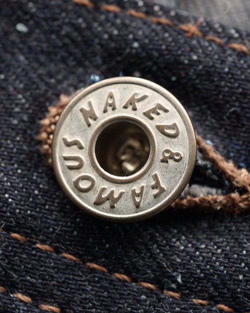 Recycled Kimono Selvedge - Macro - Button