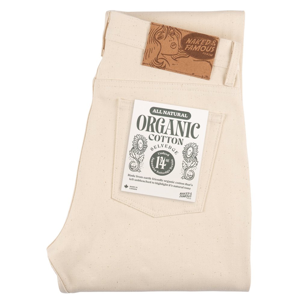 All Natural Organic Cotton Selvedge | Naked & Famous Denim