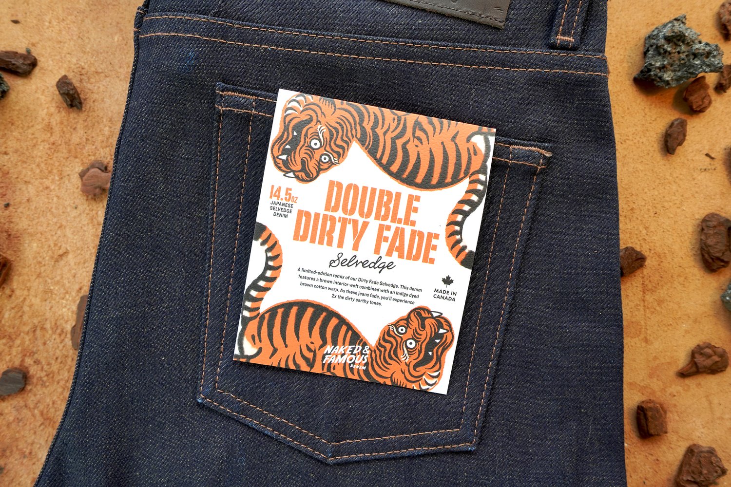 Double Dirty Fade Selvedge - Pocket Flasher