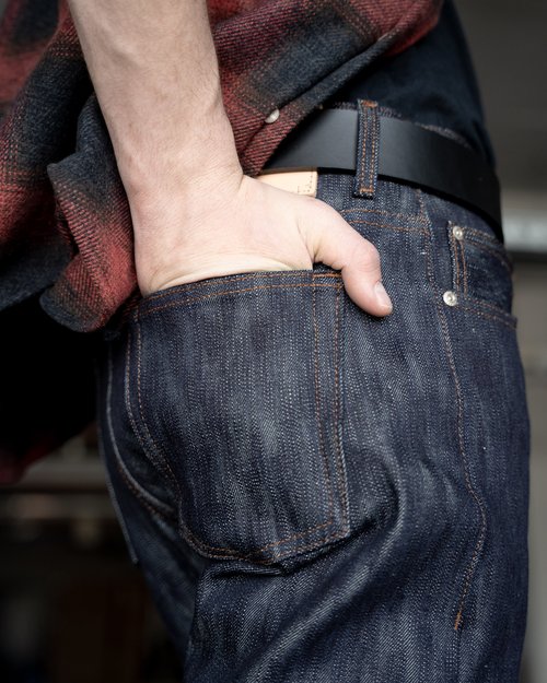 18oz Big Slub Selvedge - Lifestyle - Jeans Back Pocket