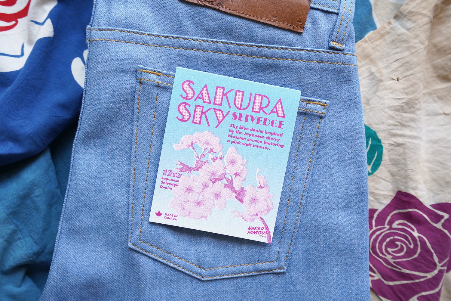 Sakura Sky Selvedge - Pocket Flasher