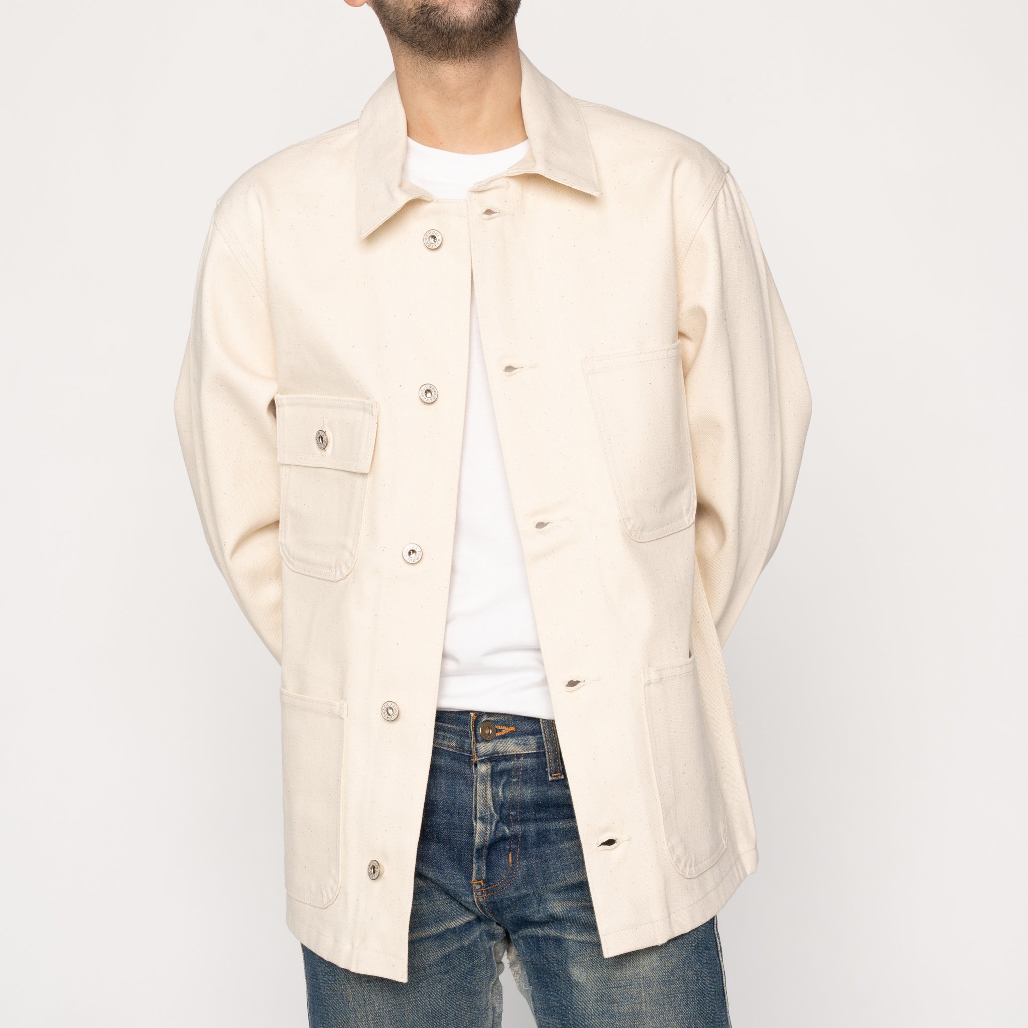  Chore Coat - All Natural Organic Cotton Selvedge - front 