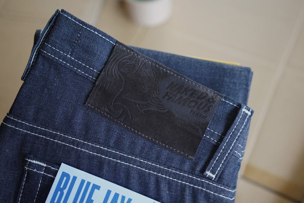 Blue Jay Selvedge - Suede Patch