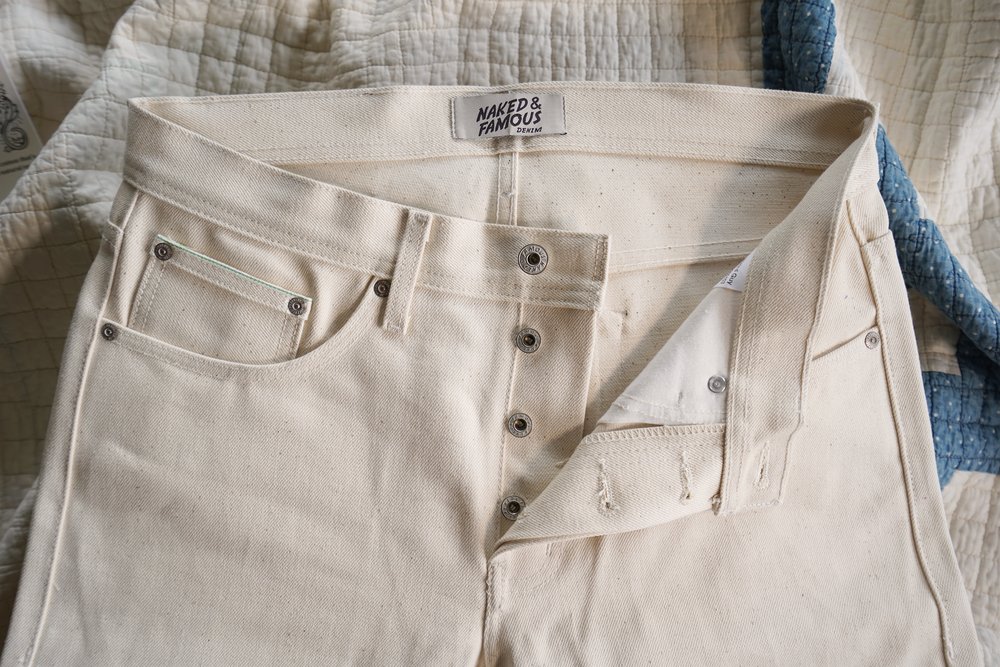 All Natural Organic Cotton Selvedge - Front Hardware