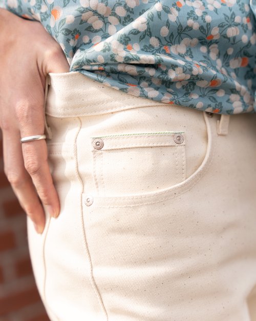 All Natural Organic Cotton Selvedge Lifestyle - Coin Pocket