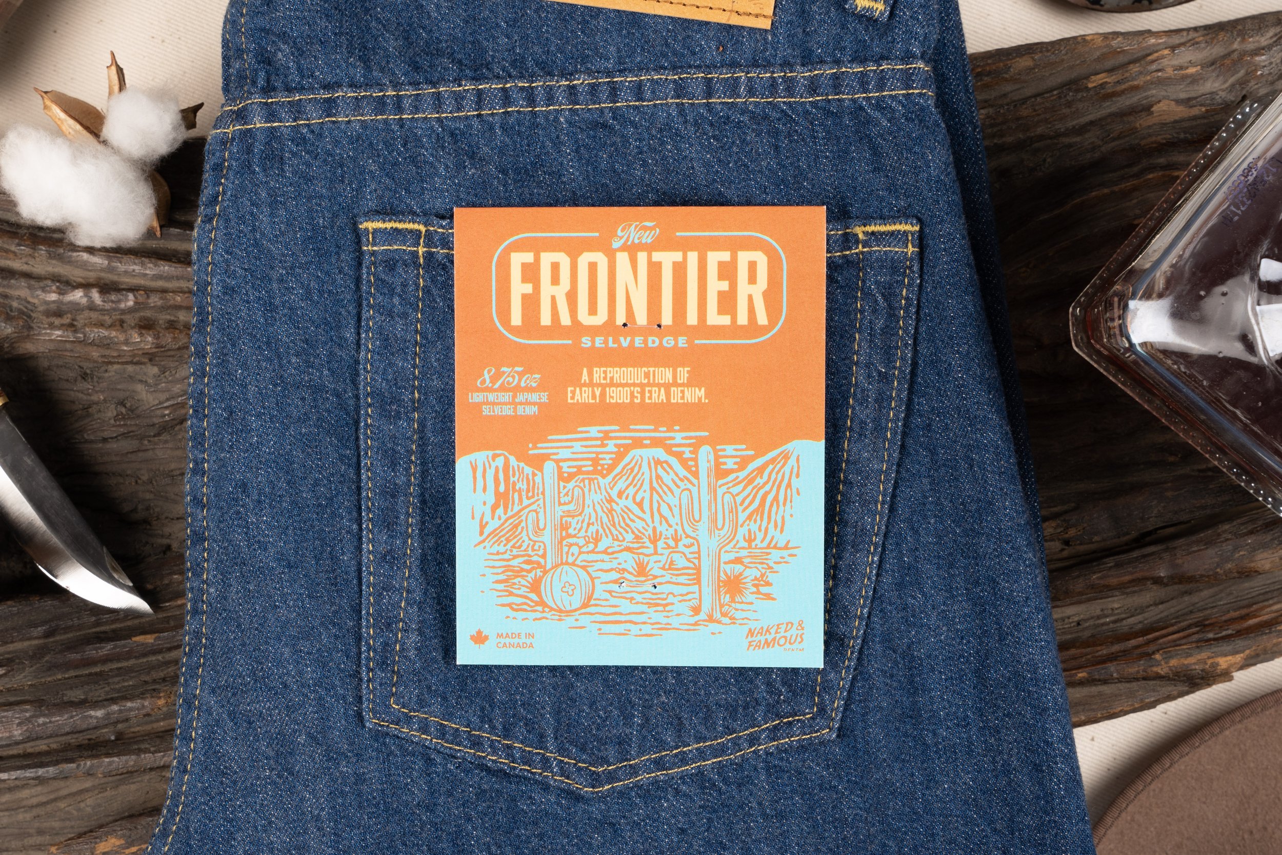 Get the Authentic Look and Feel of Vintage Jeans with the New Frontier  Selvedge  Naked  Famous Denim