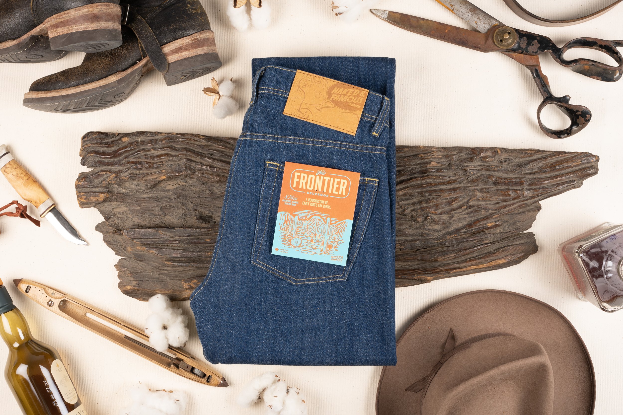 New Frontier Selvedge - Folded Flat