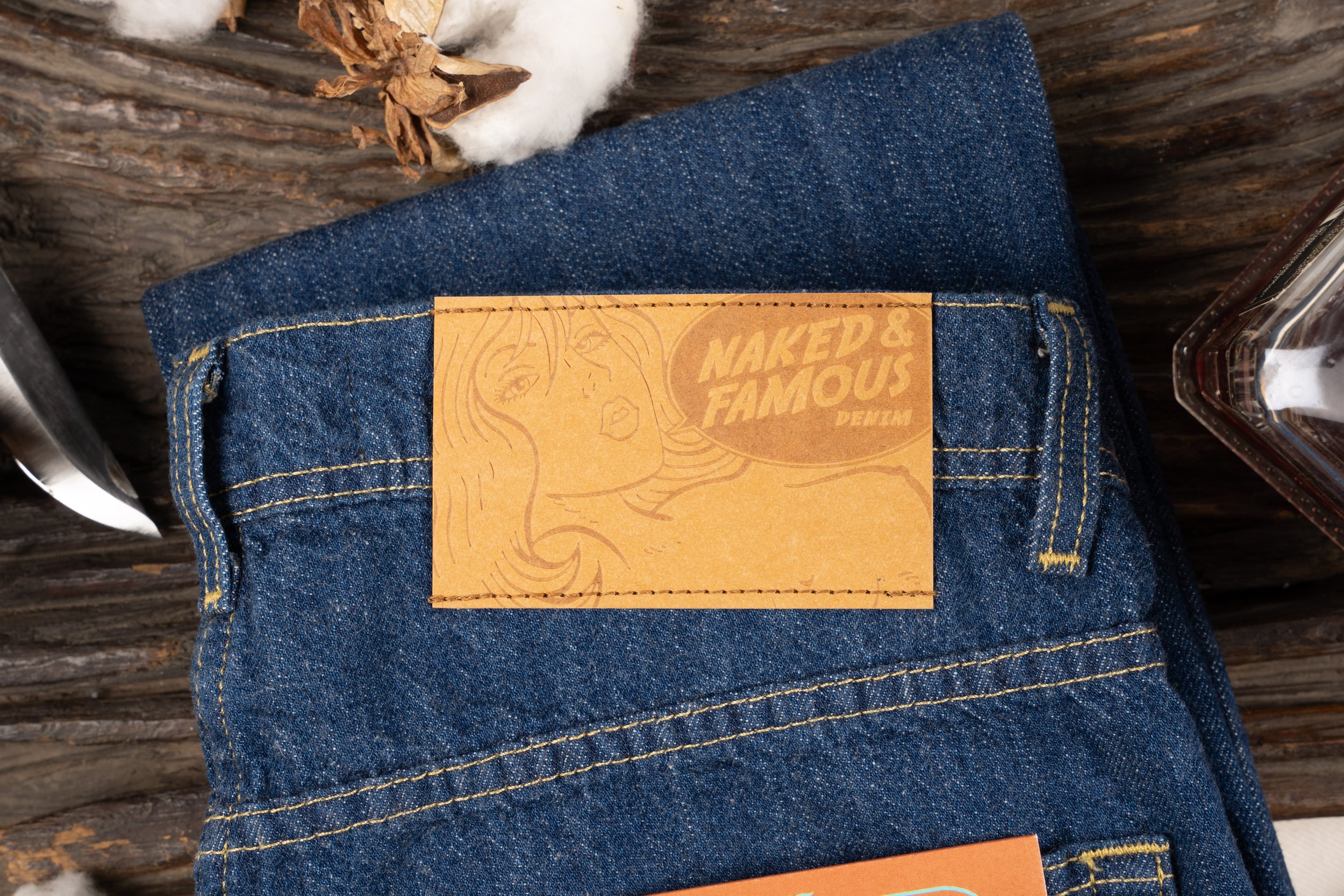 New Frontier Selvedge - Cardboard Patch