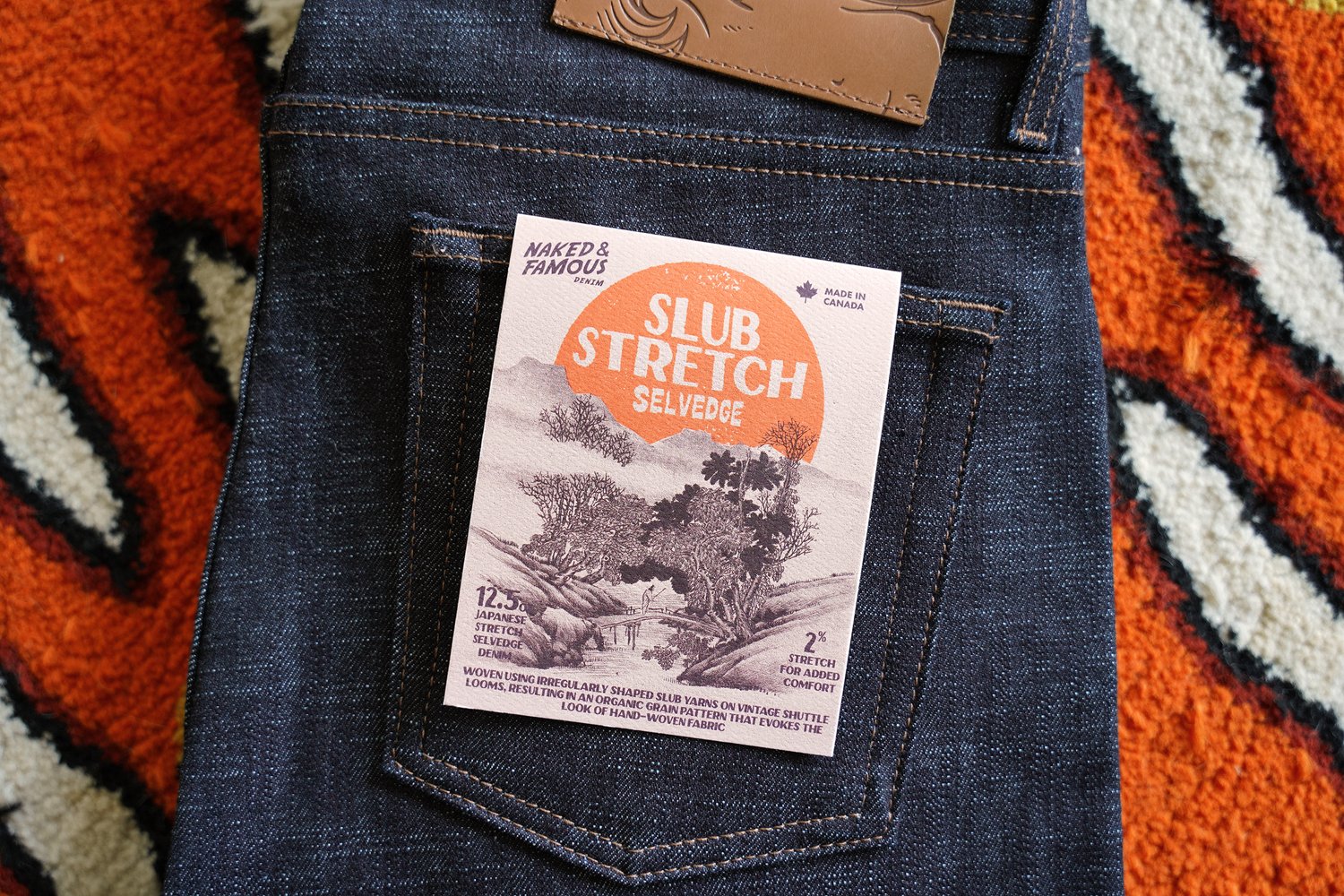 Slub Stretch Selvedge - Pocket Flasher