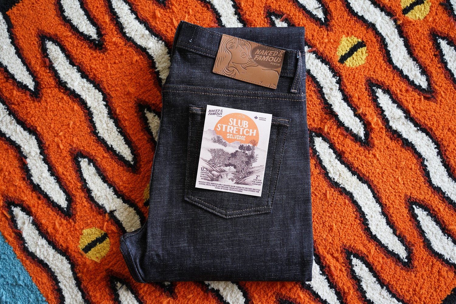 Slub Stretch Selvedge - Folded Flat