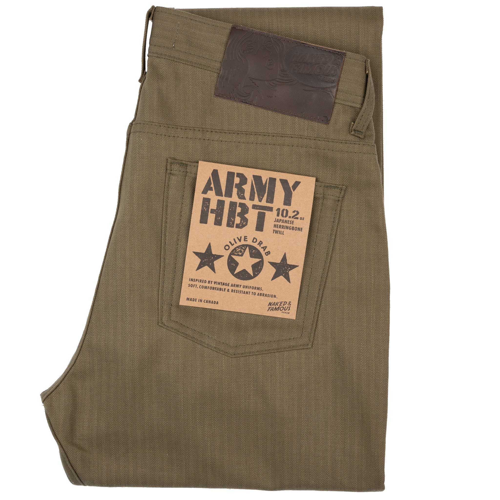  Army HBT - Olive Drab - Jeans 