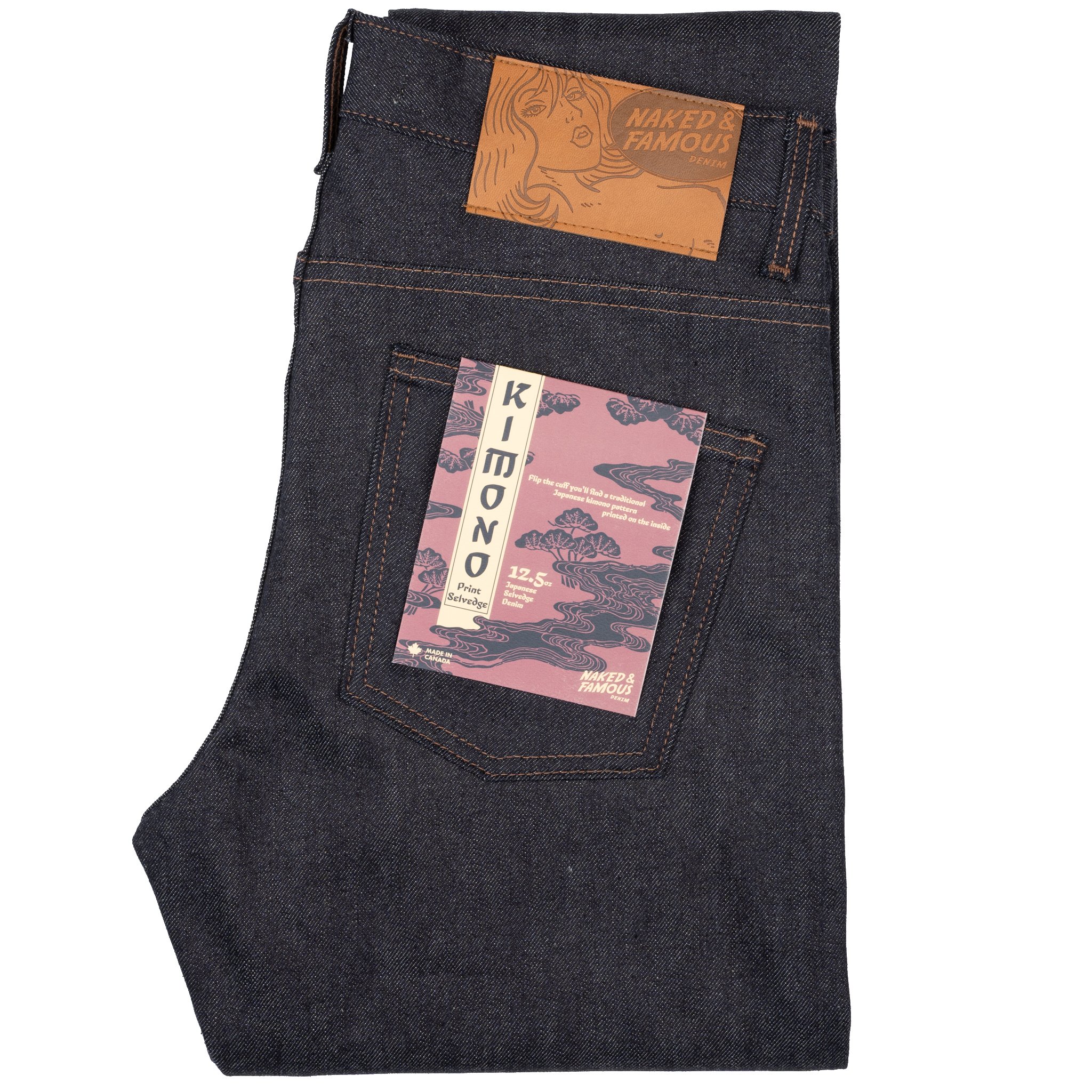  Kimono Print Selvedge - Jeans 