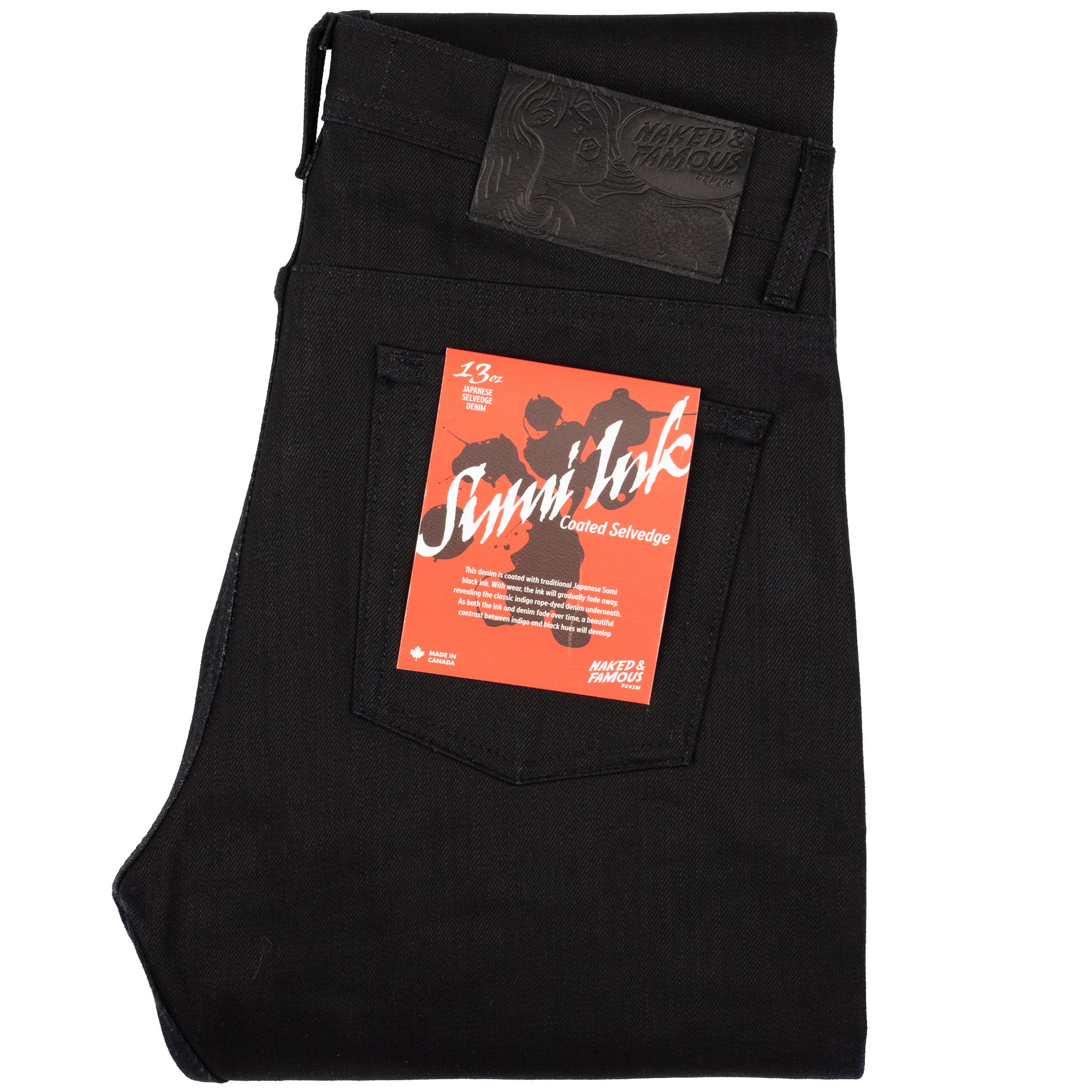  Sumi Ink Coated Selvedge - Jeans 