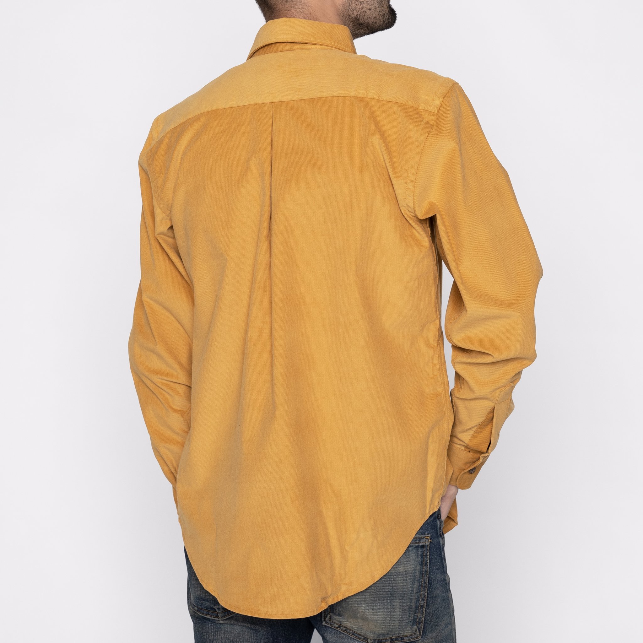  Easy Shirt - Cotton Dyed Corduroy - Golden Brown 