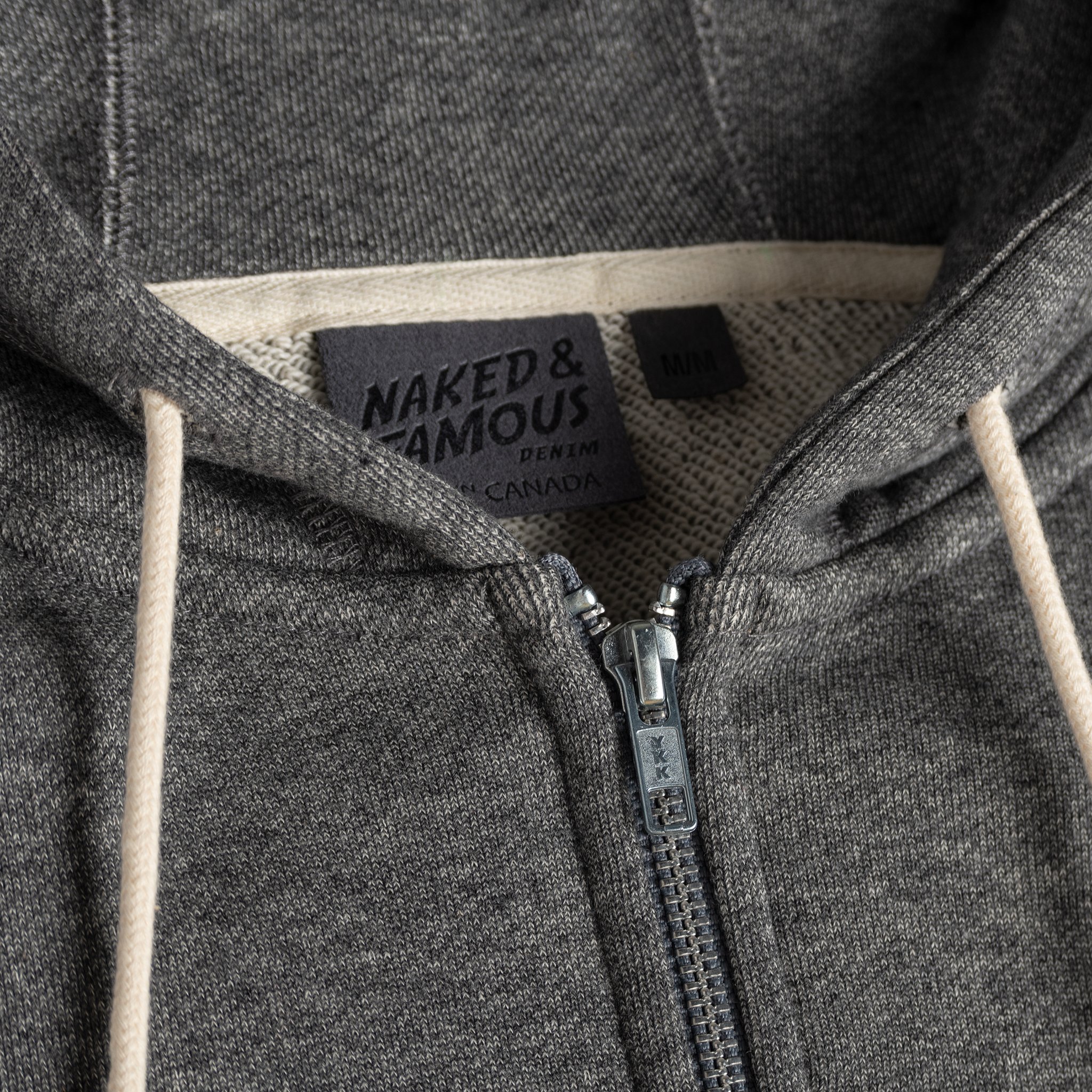  Zip Hoodie - French Terry - Charcoal 