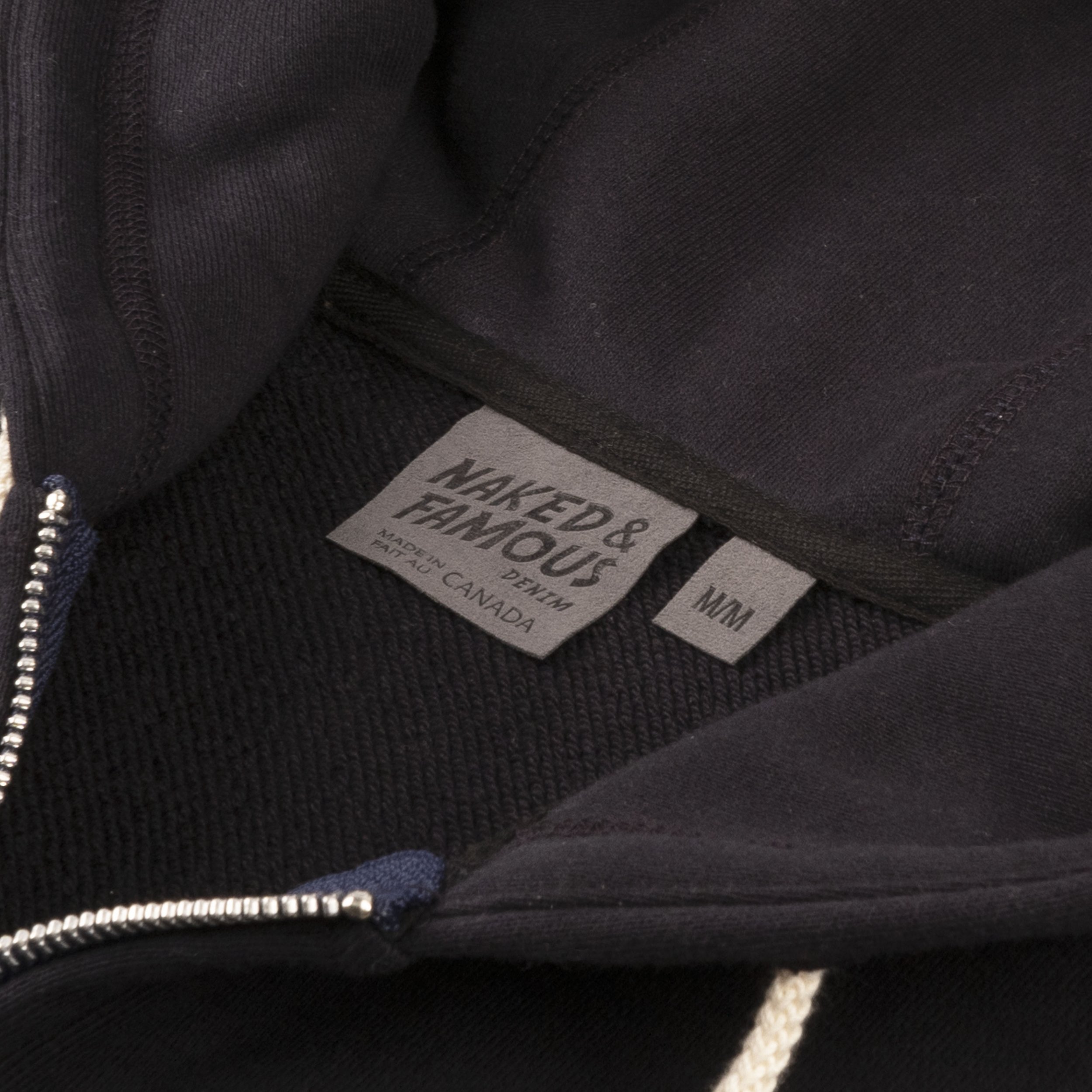  Zip Hoodie - French Terry - Navy 